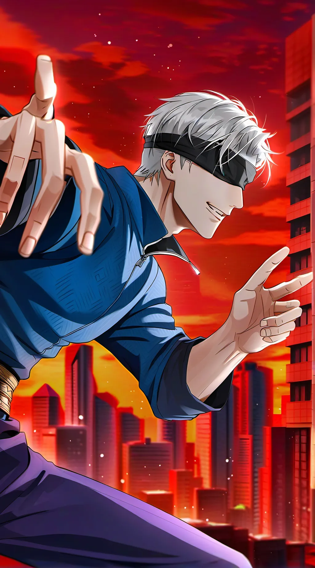 ai character: Gojo Satoru background