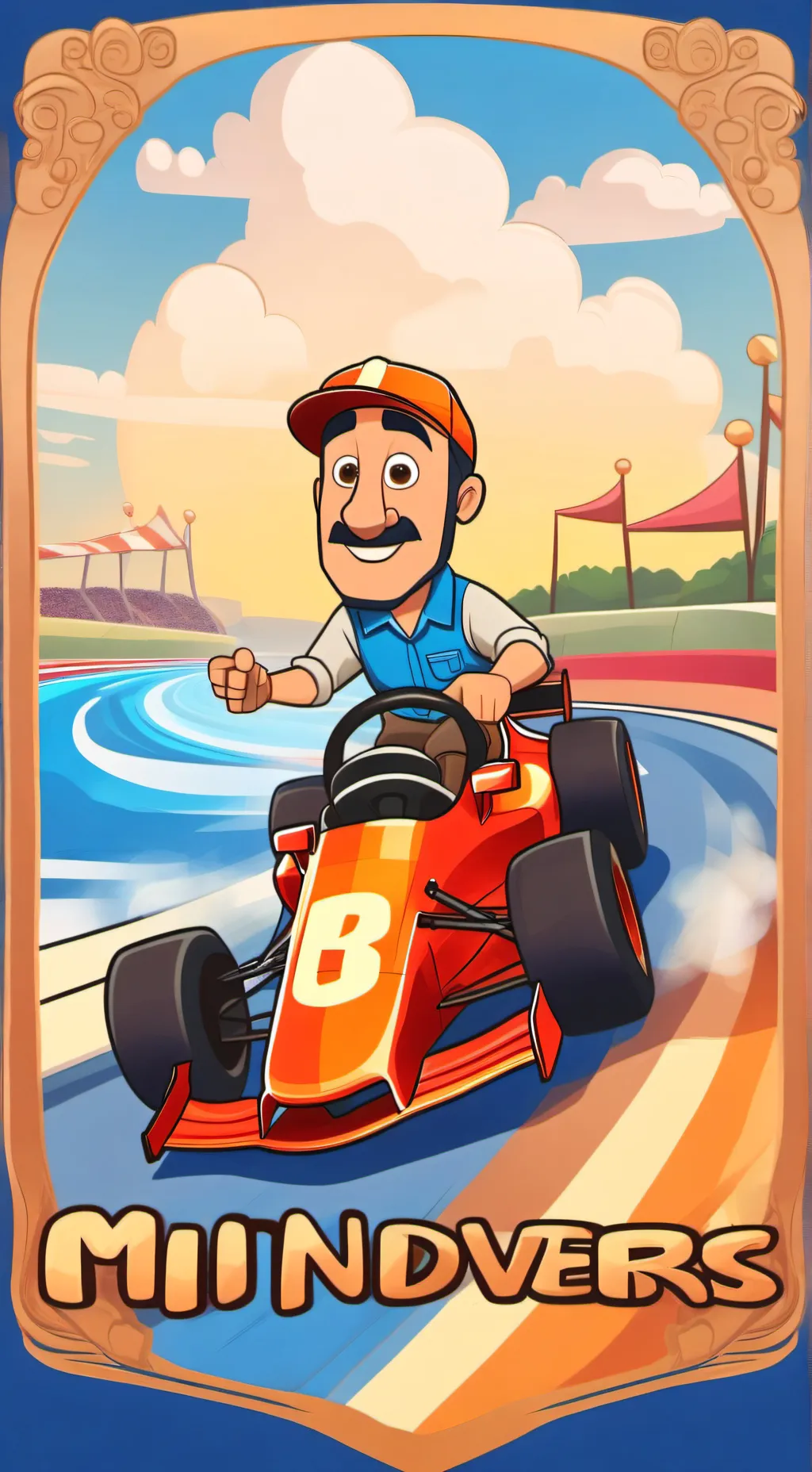 ai character: MinidriversVIIIIII background