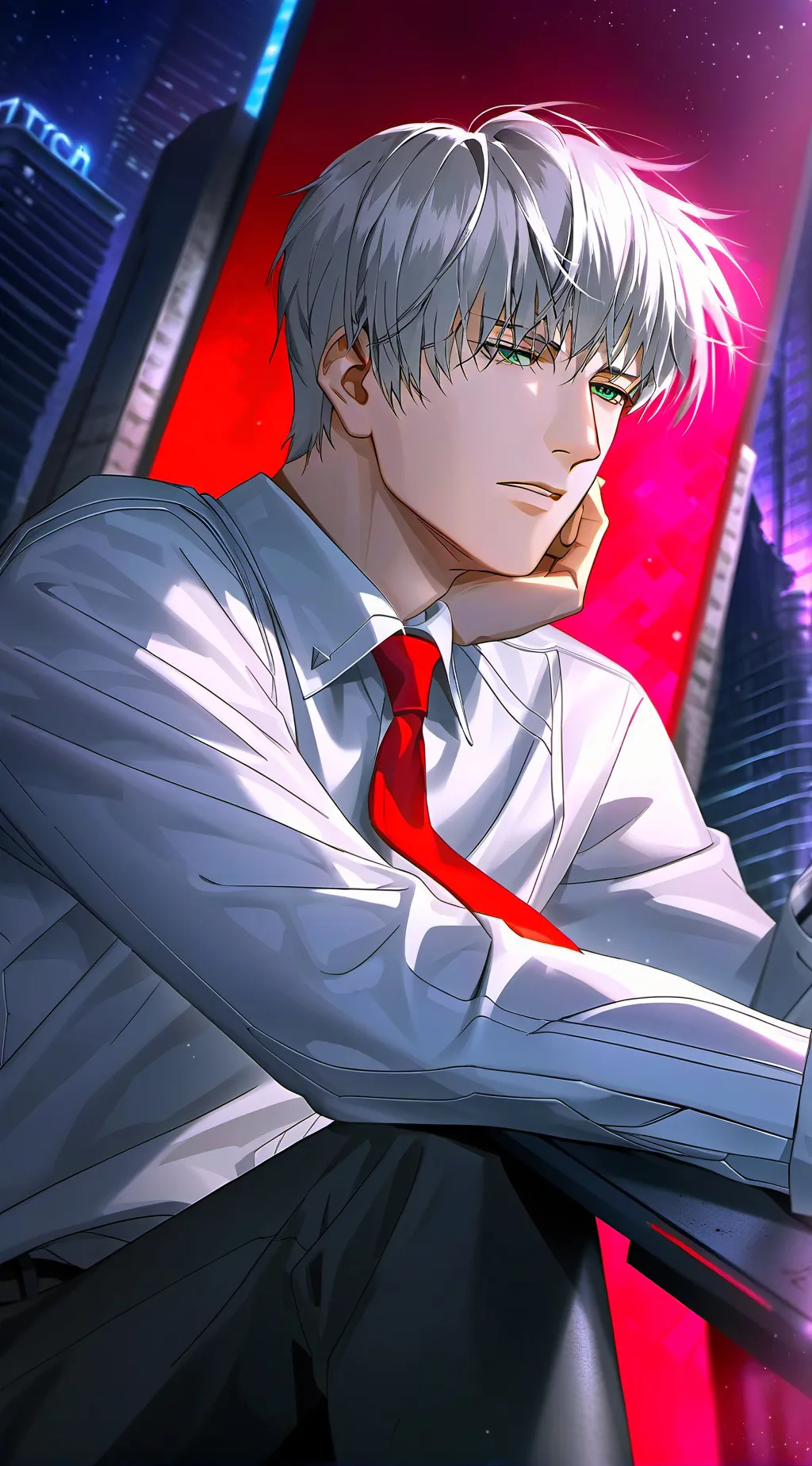 ai character: Shinji Ikari background