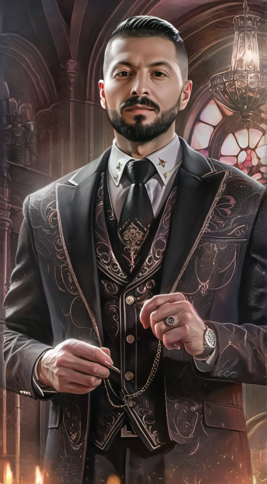 ai character: the last warrior background