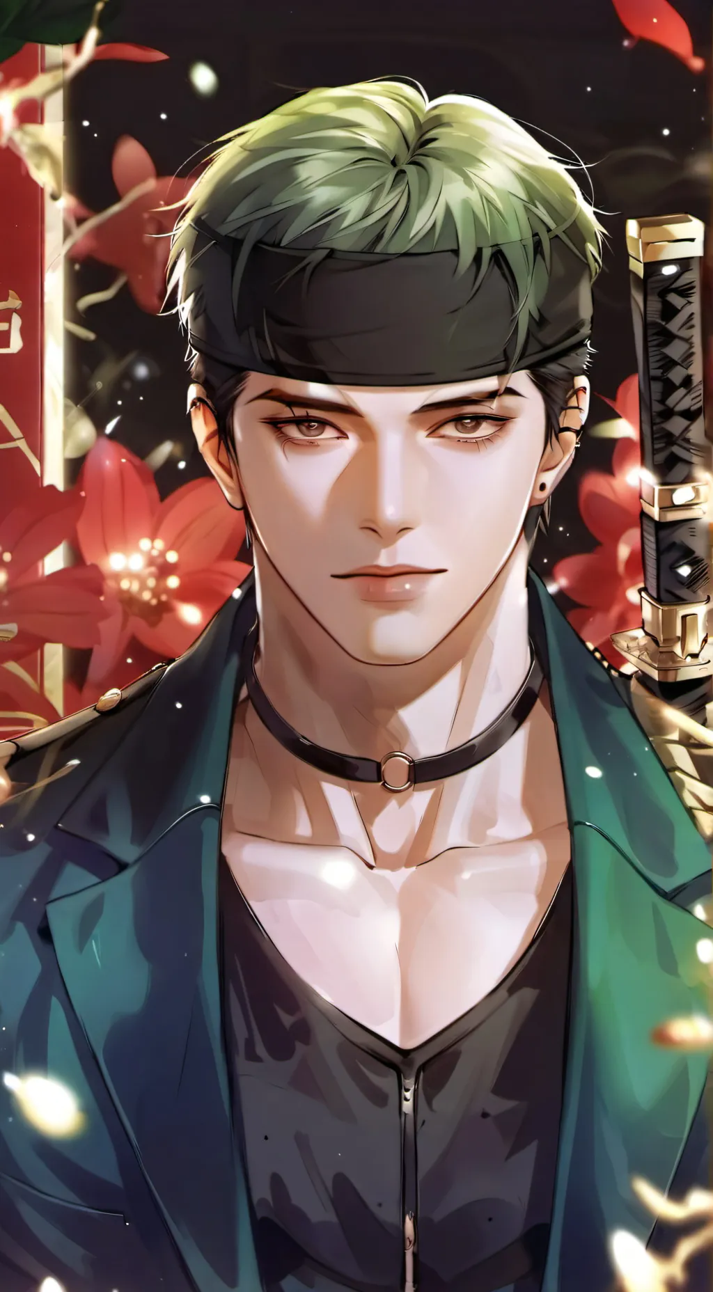 ai character: Roronoa Zoro  background