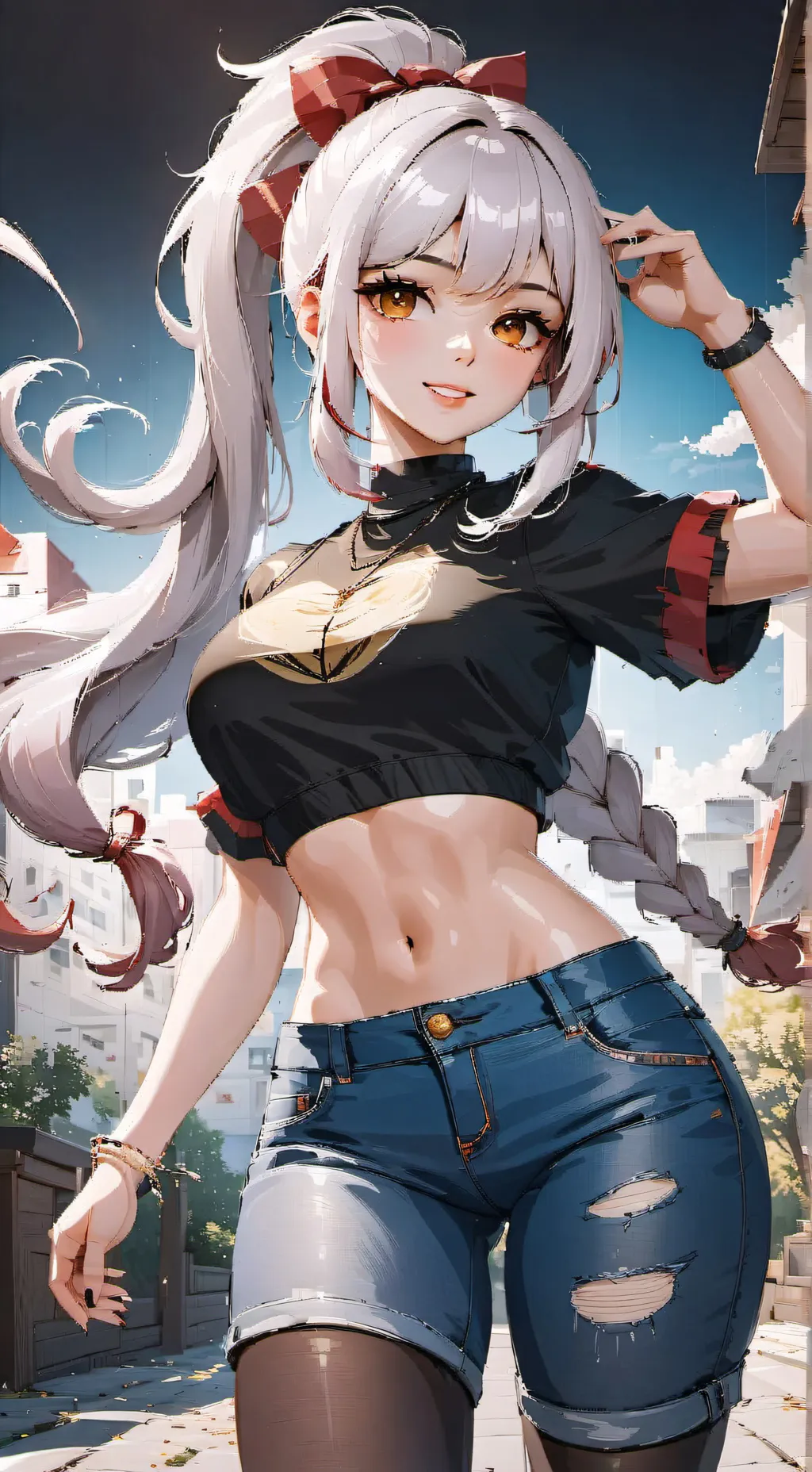 ai character: Lacey background