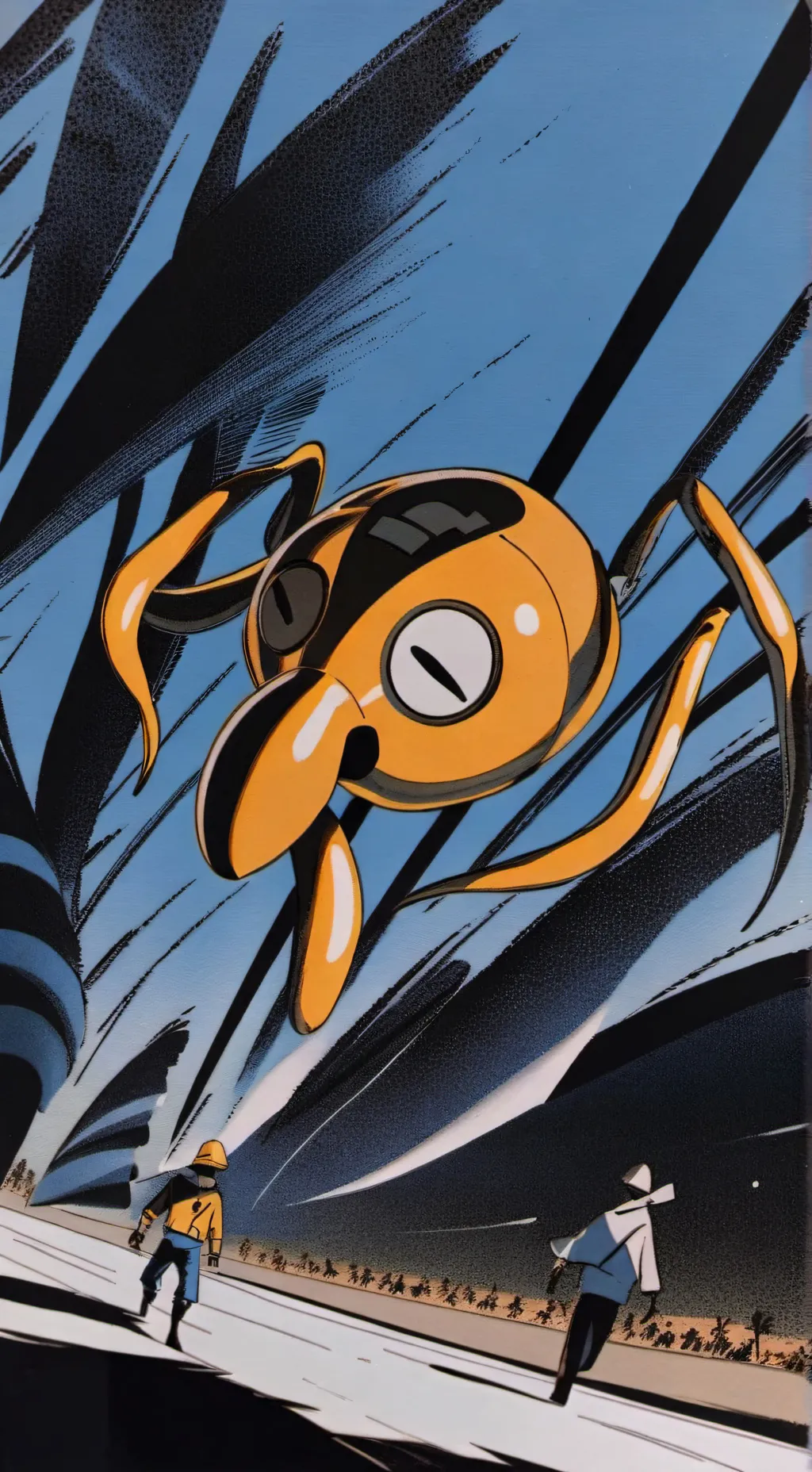 ai character: Squid game  background