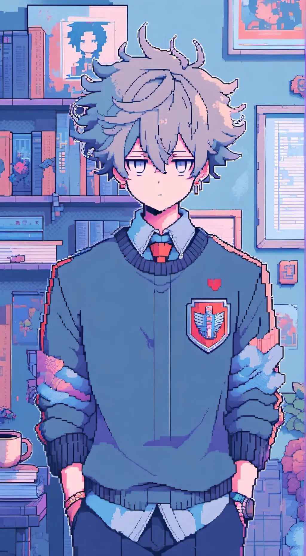 ai character: MHA  background