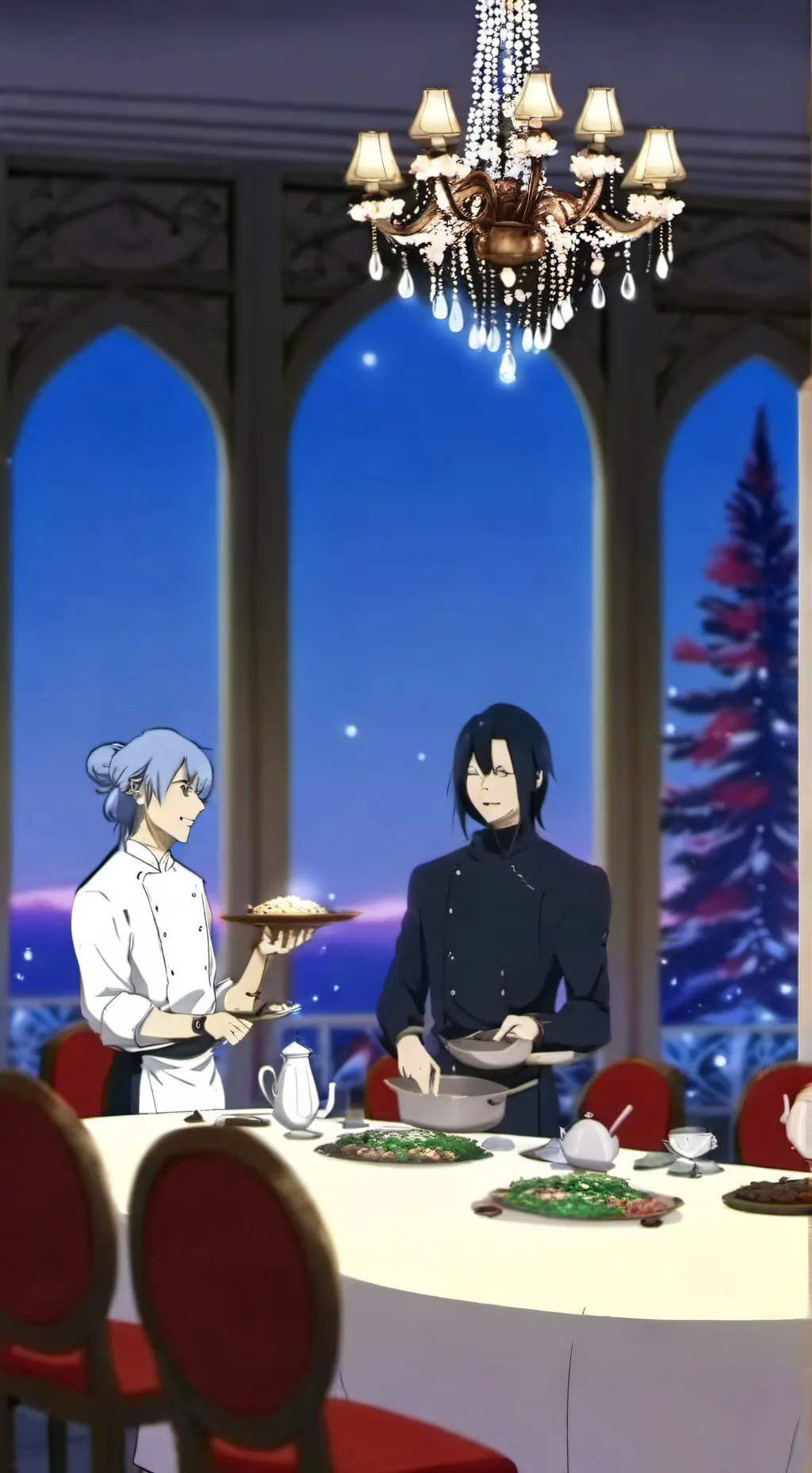 ai character: Porque fue ser med background