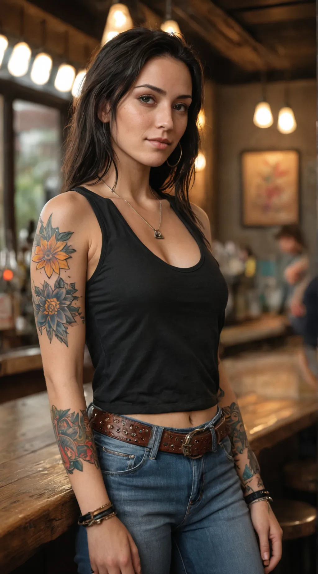 ai character: Sleepless nights background