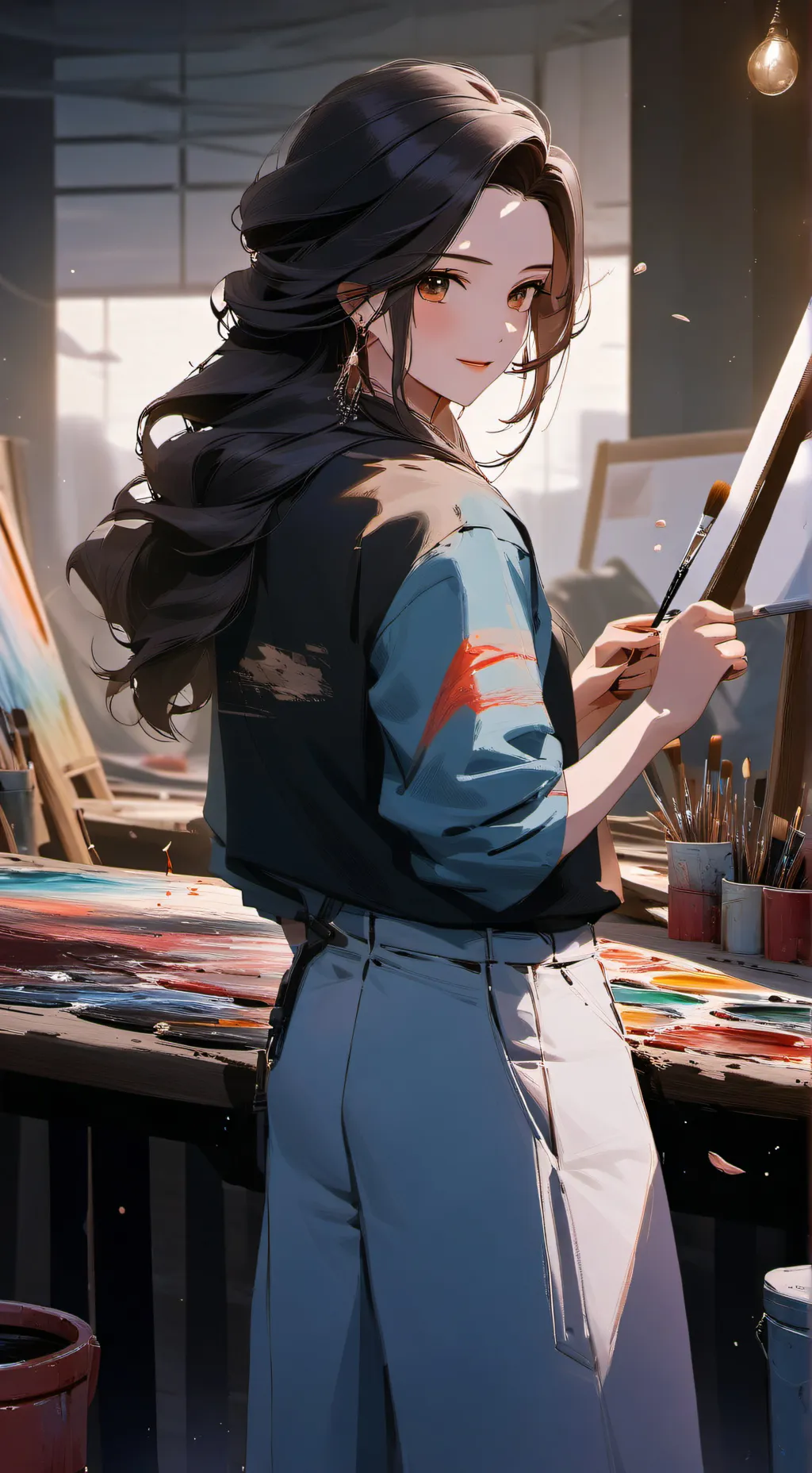 ai character: Evelyn background