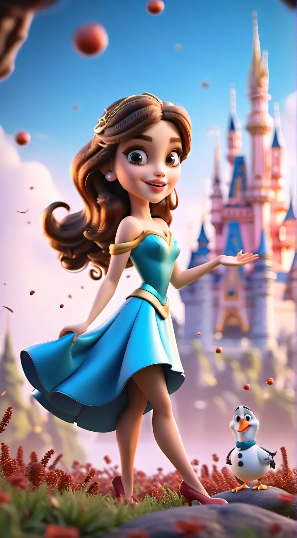 ai character: prin background