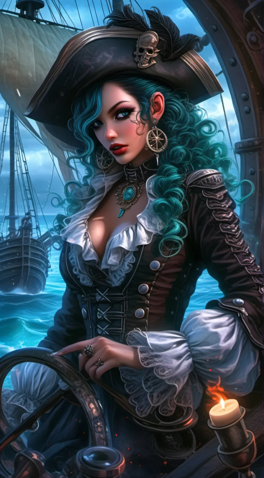 ai character: Cora Blackwood background