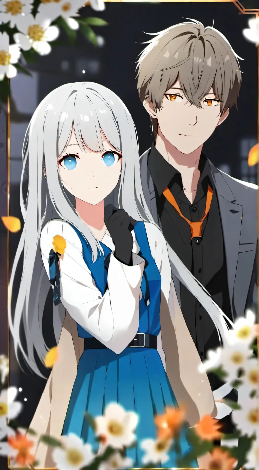 ai character: Nino and Caleb background