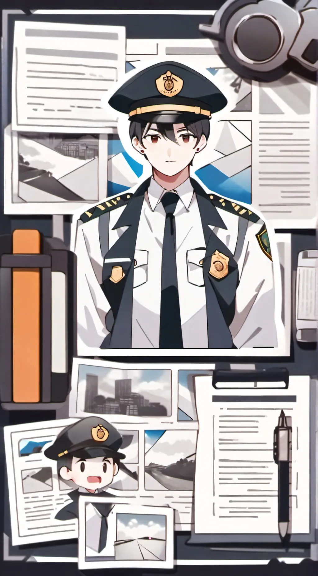 ai character: Officer  background