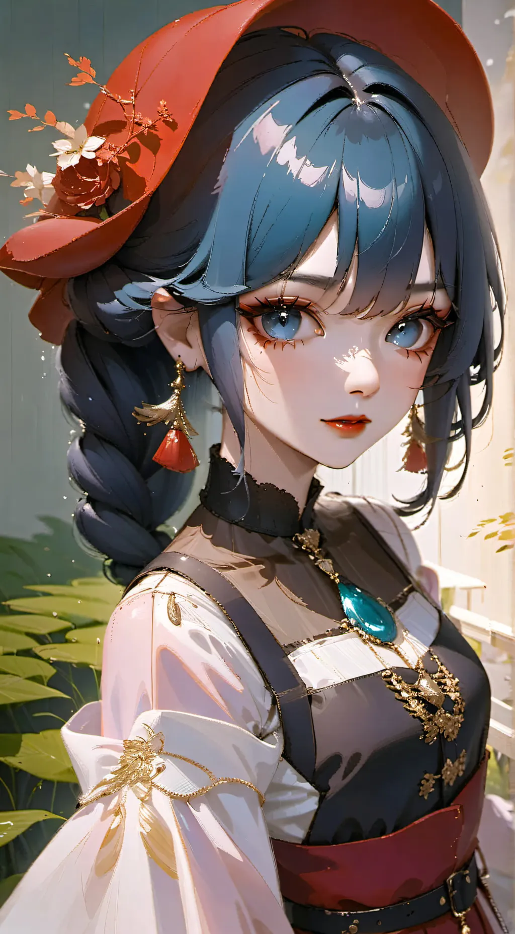 ai character: Sapphire background