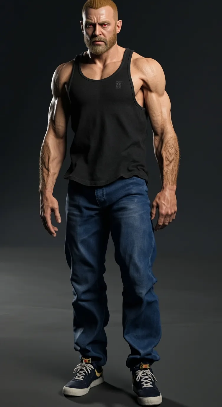 ai character: Alpha Dean Hollow background