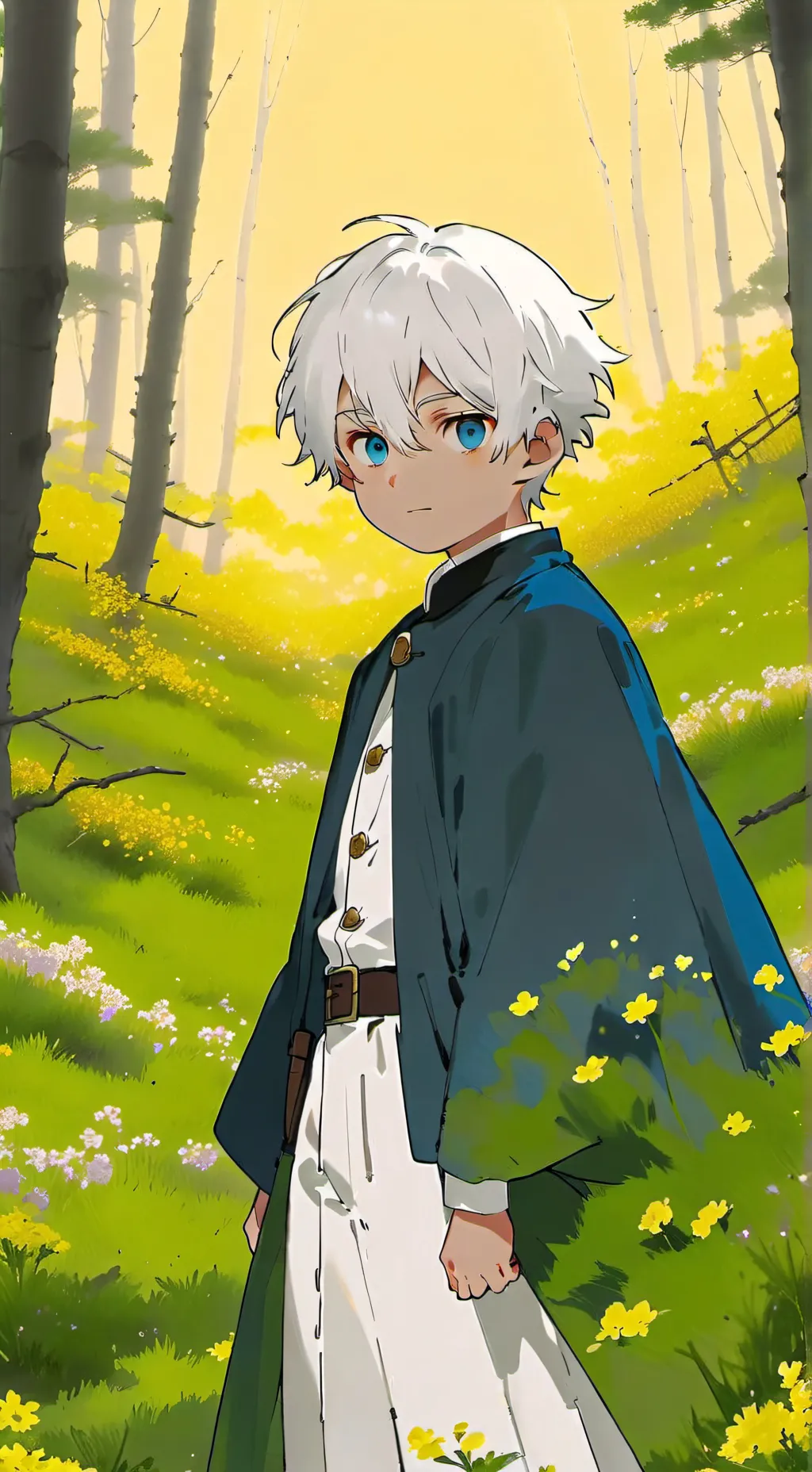 ai character: sky child 2 background