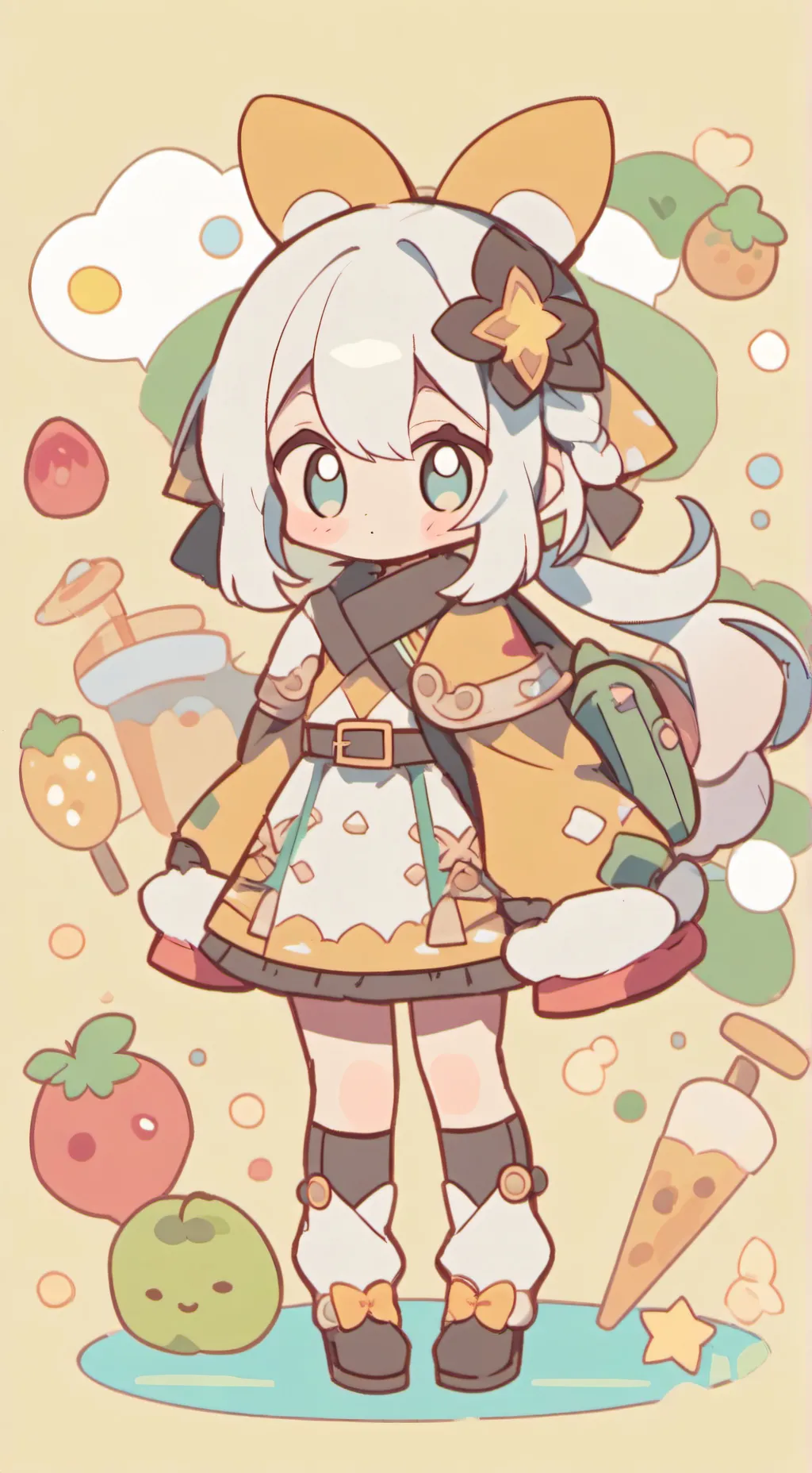 ai character: ∆Luna∆ background