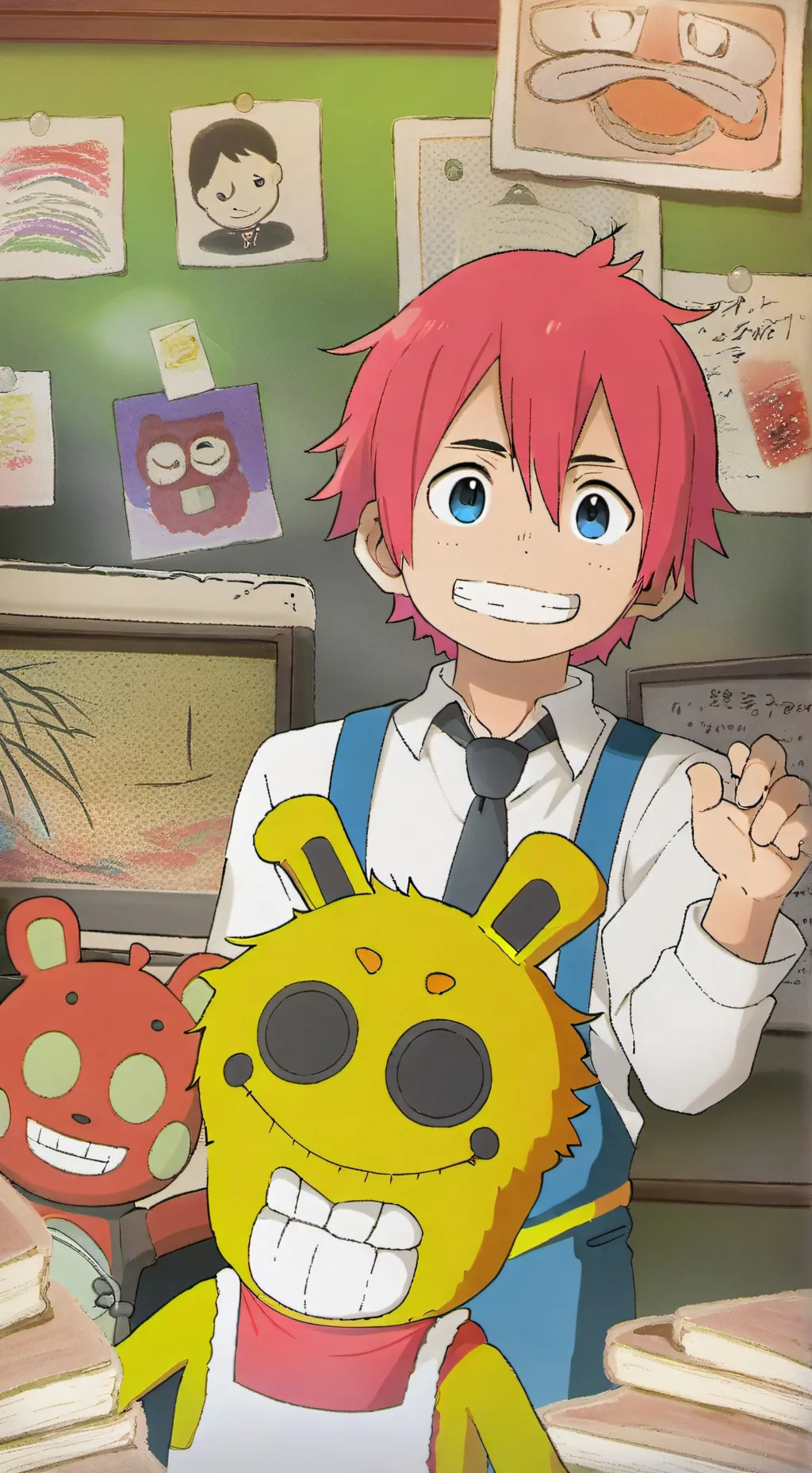 ai character: Security breach background