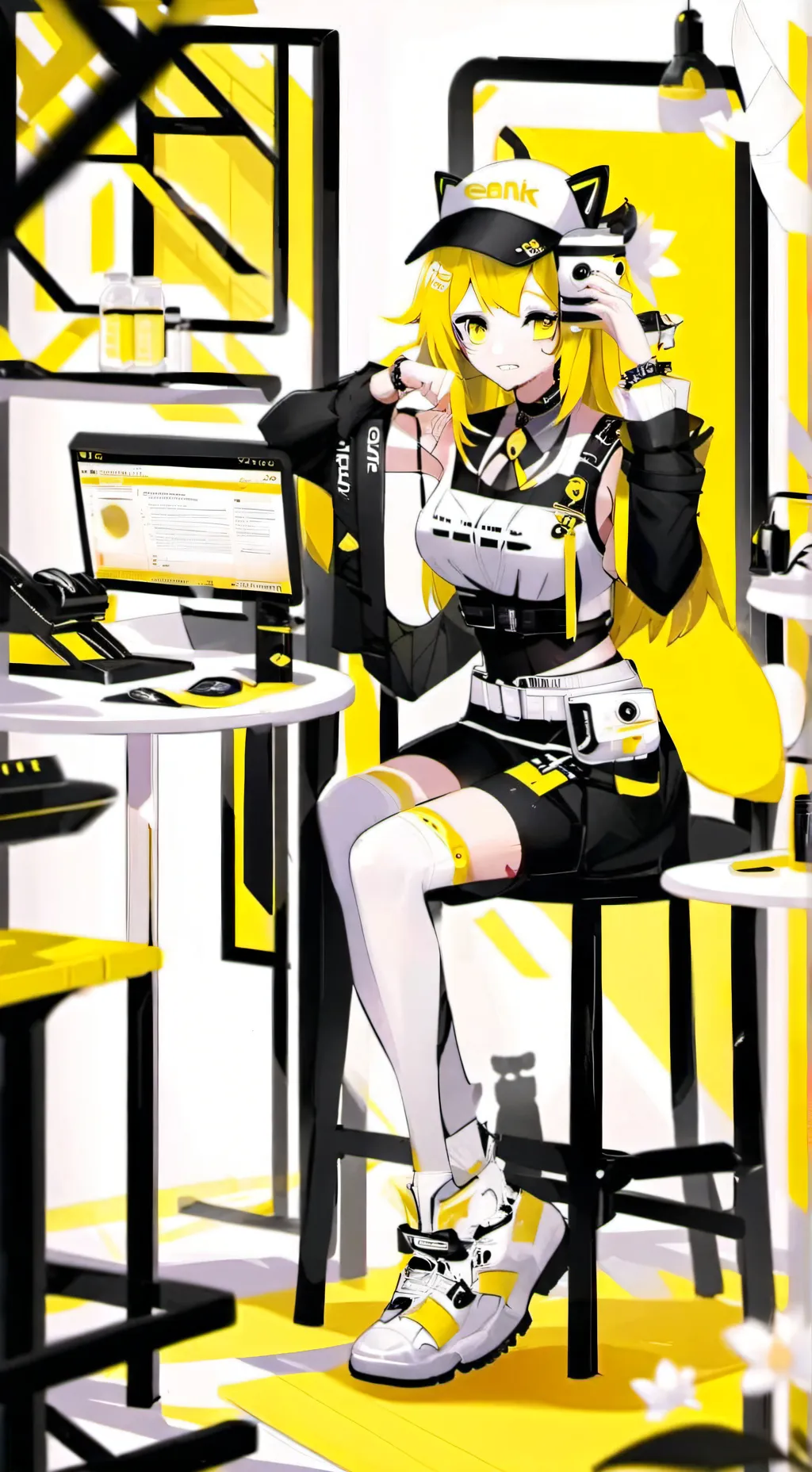 ai character: denki ph rain background