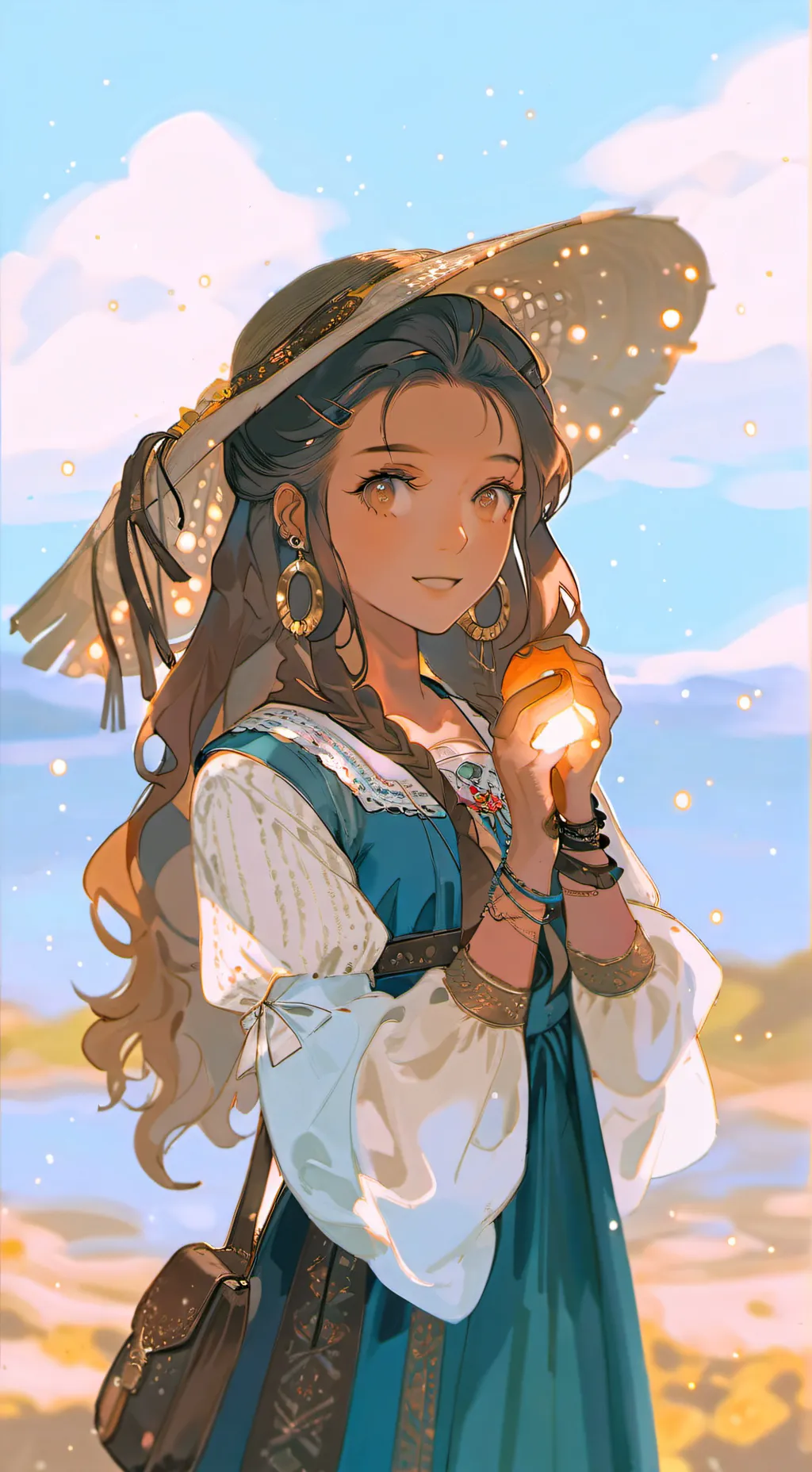 ai character: Kylie!!  background