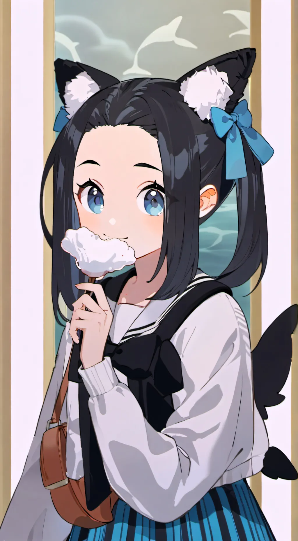 ai character: Orca Furry Spirit background