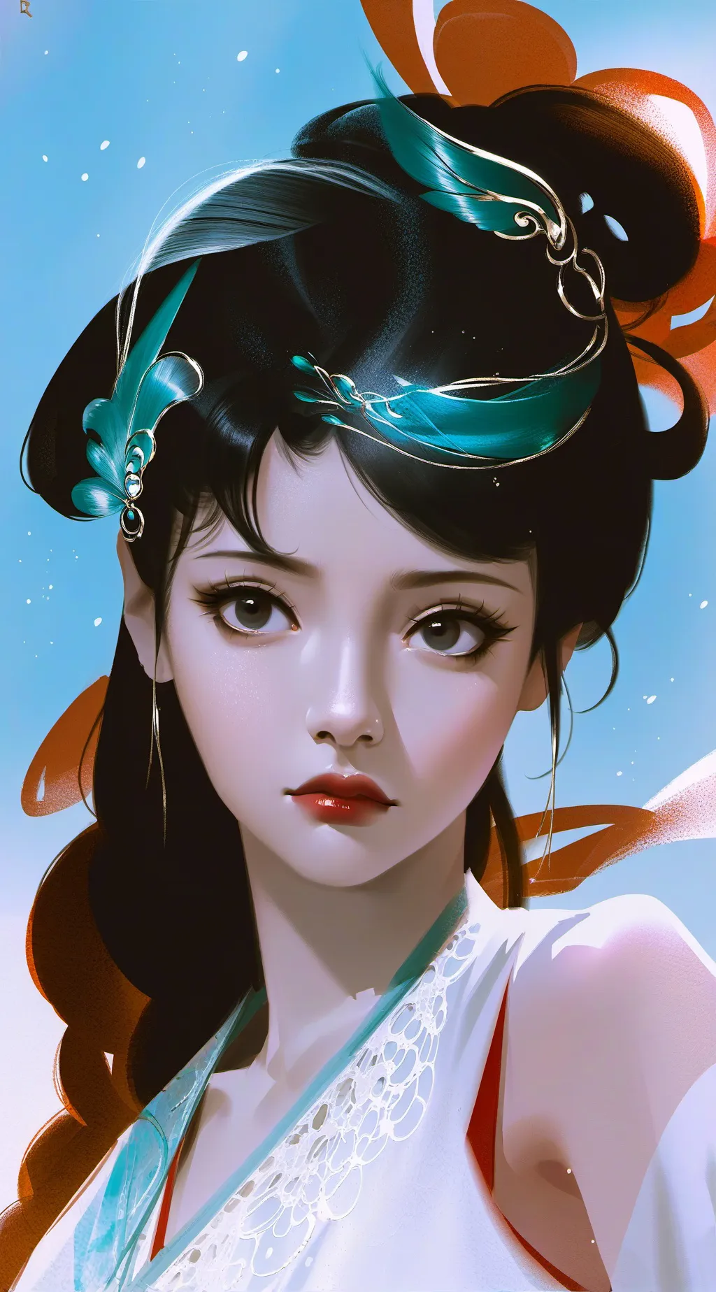 ai character: Heart feeler background