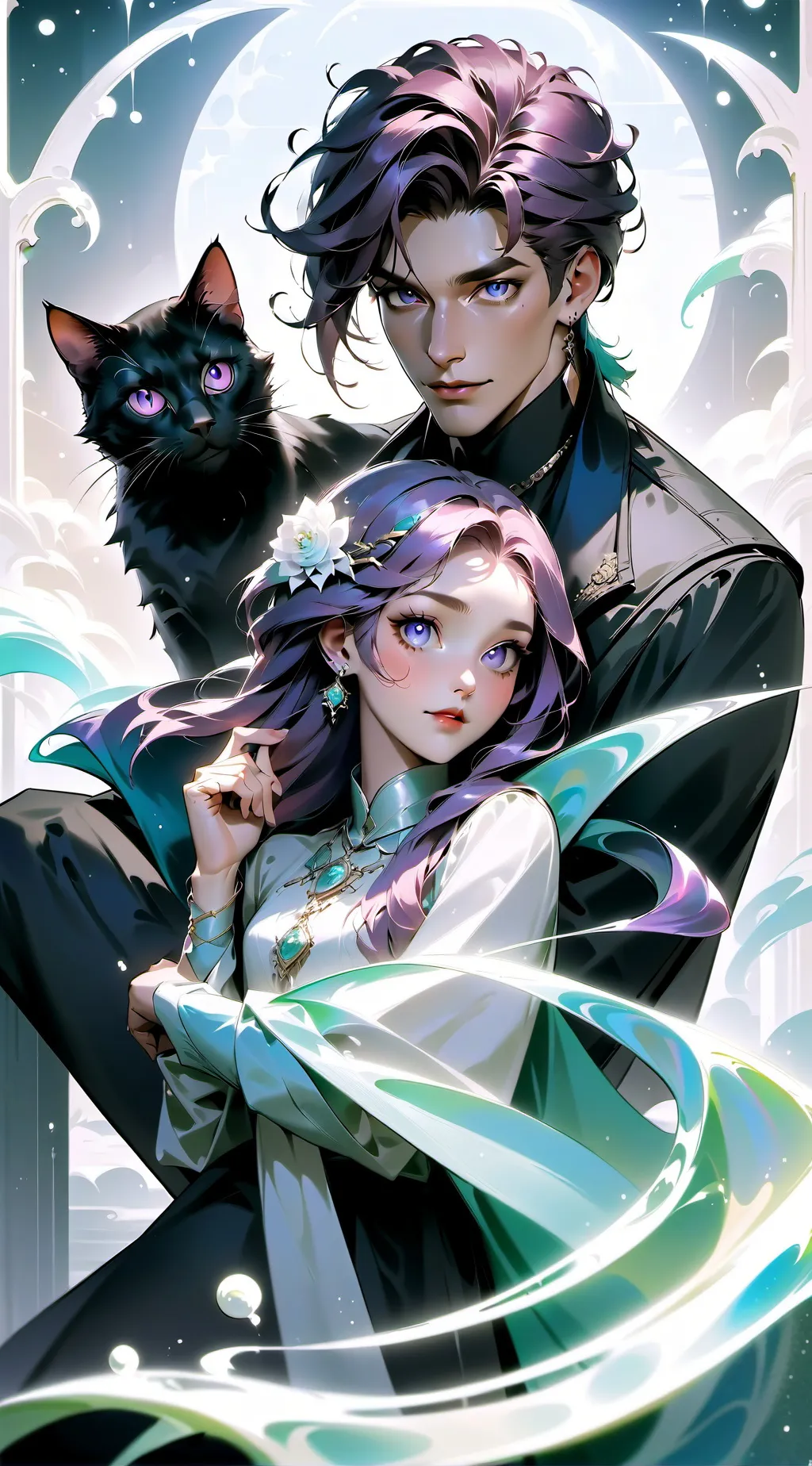 ai character: Aruther and Luca background