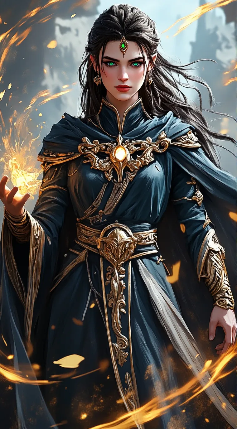 ai character: Crystal background