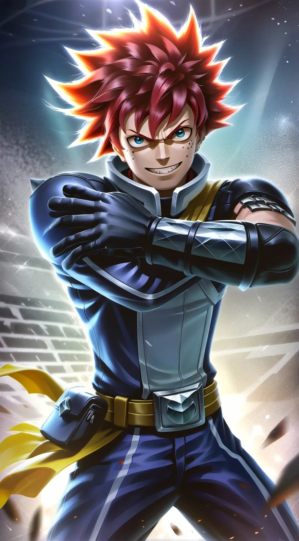ai character: Kirishima Eijirō background