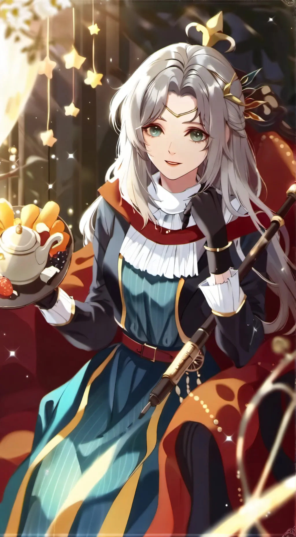 ai character: hola background