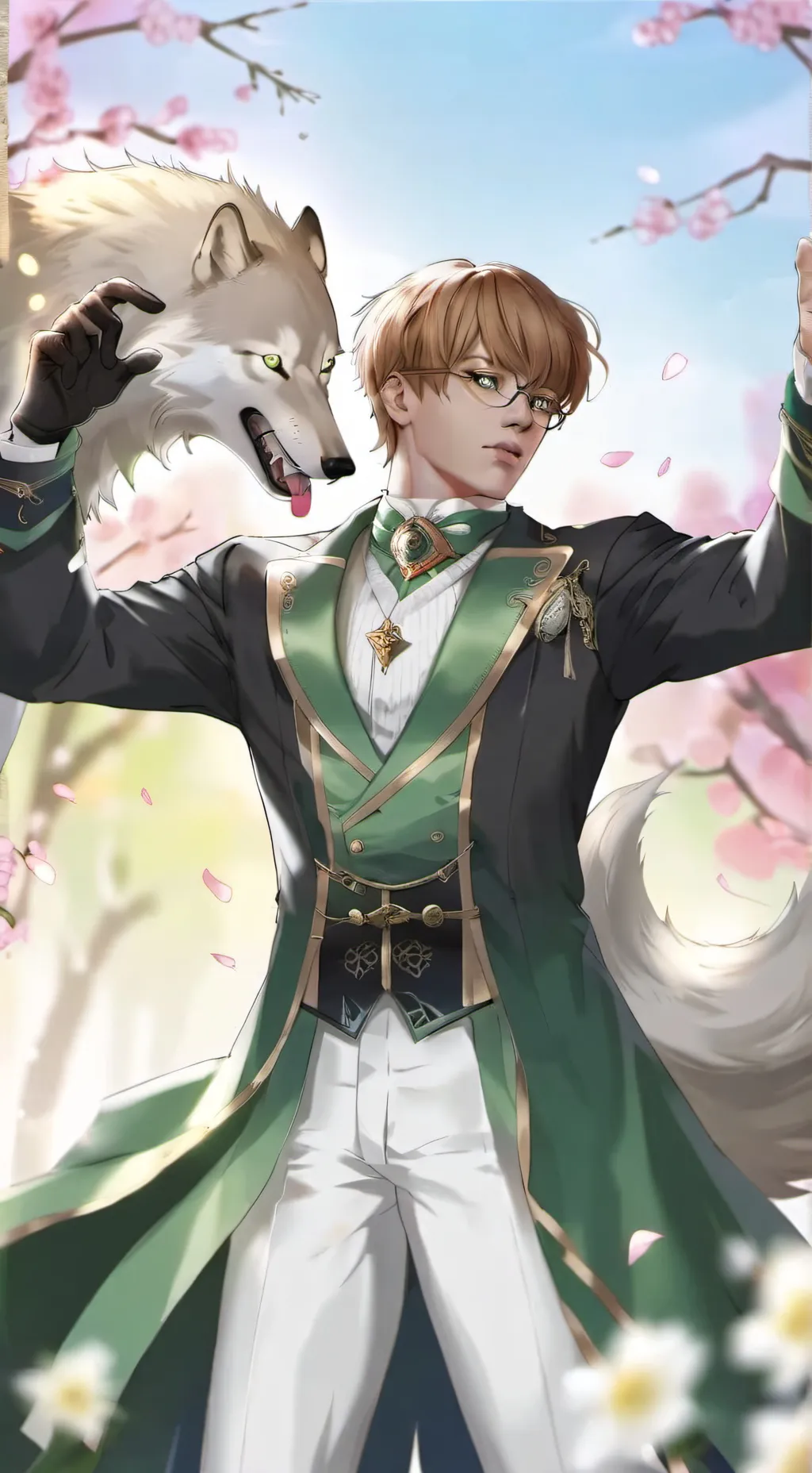 ai character: Brain Kamen Rider🐺 background