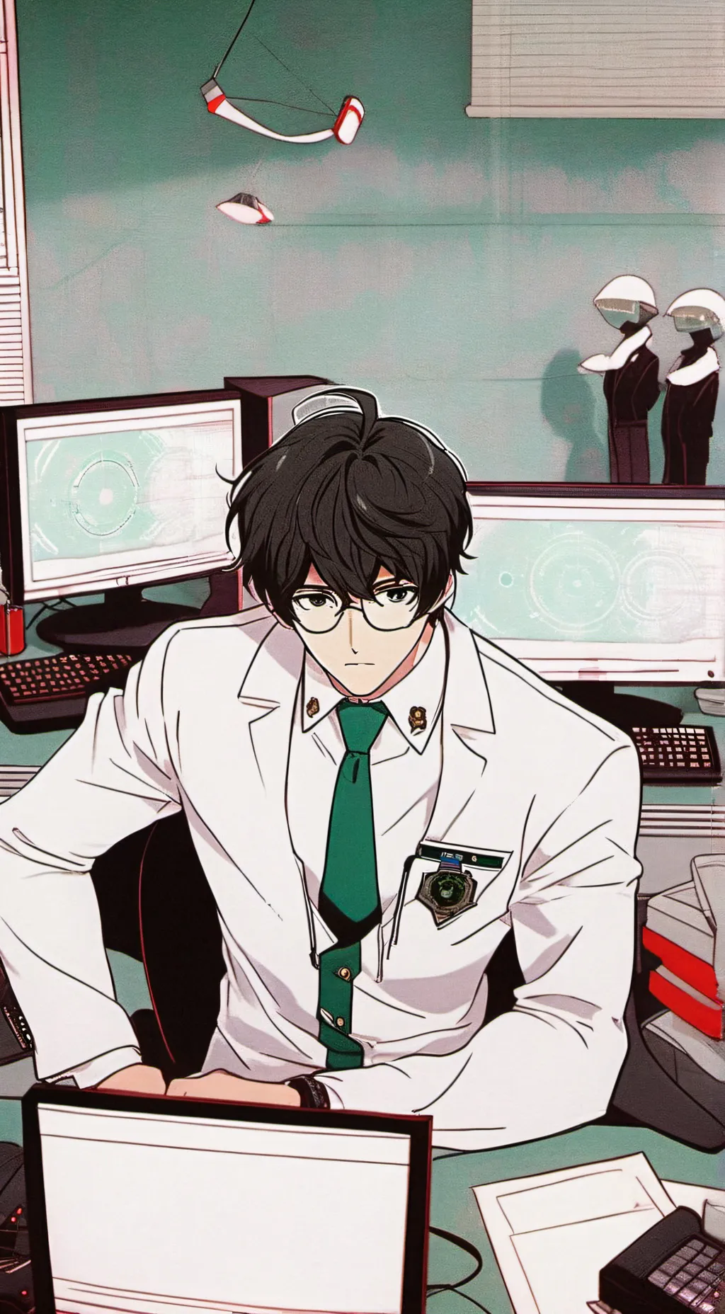 ai character: underground hagout background