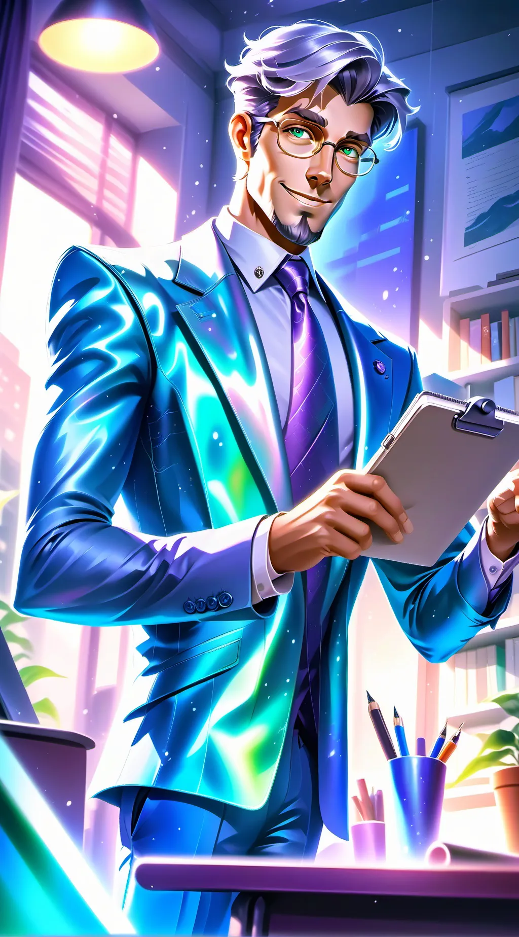 ai character: The Benevolent Boss's Dilemma background