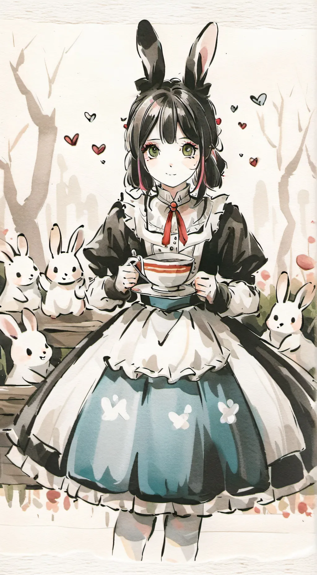 ai character: Alice & Gubby background