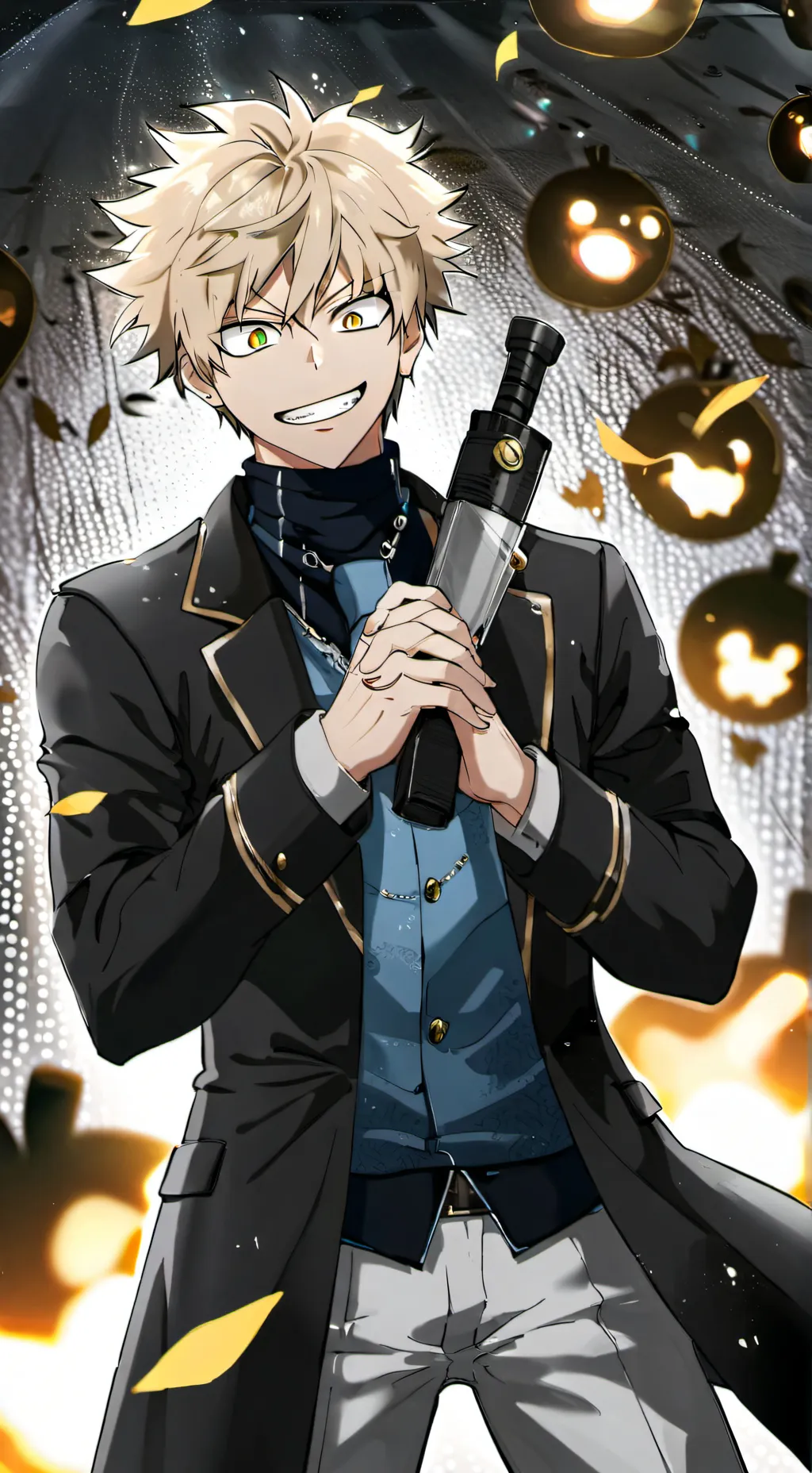 ai character: Bakugo  background