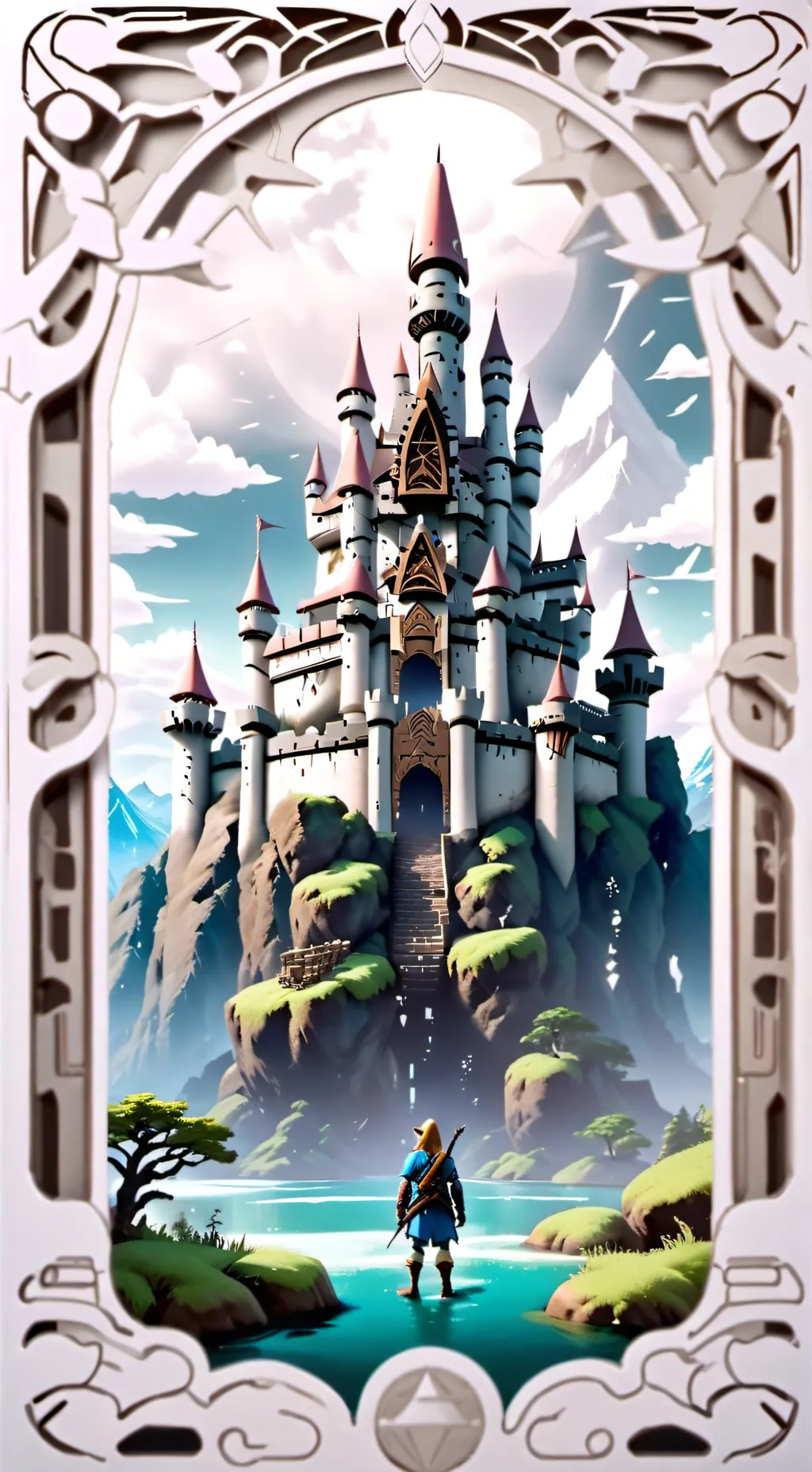 ai character: Historia de Zelda  background