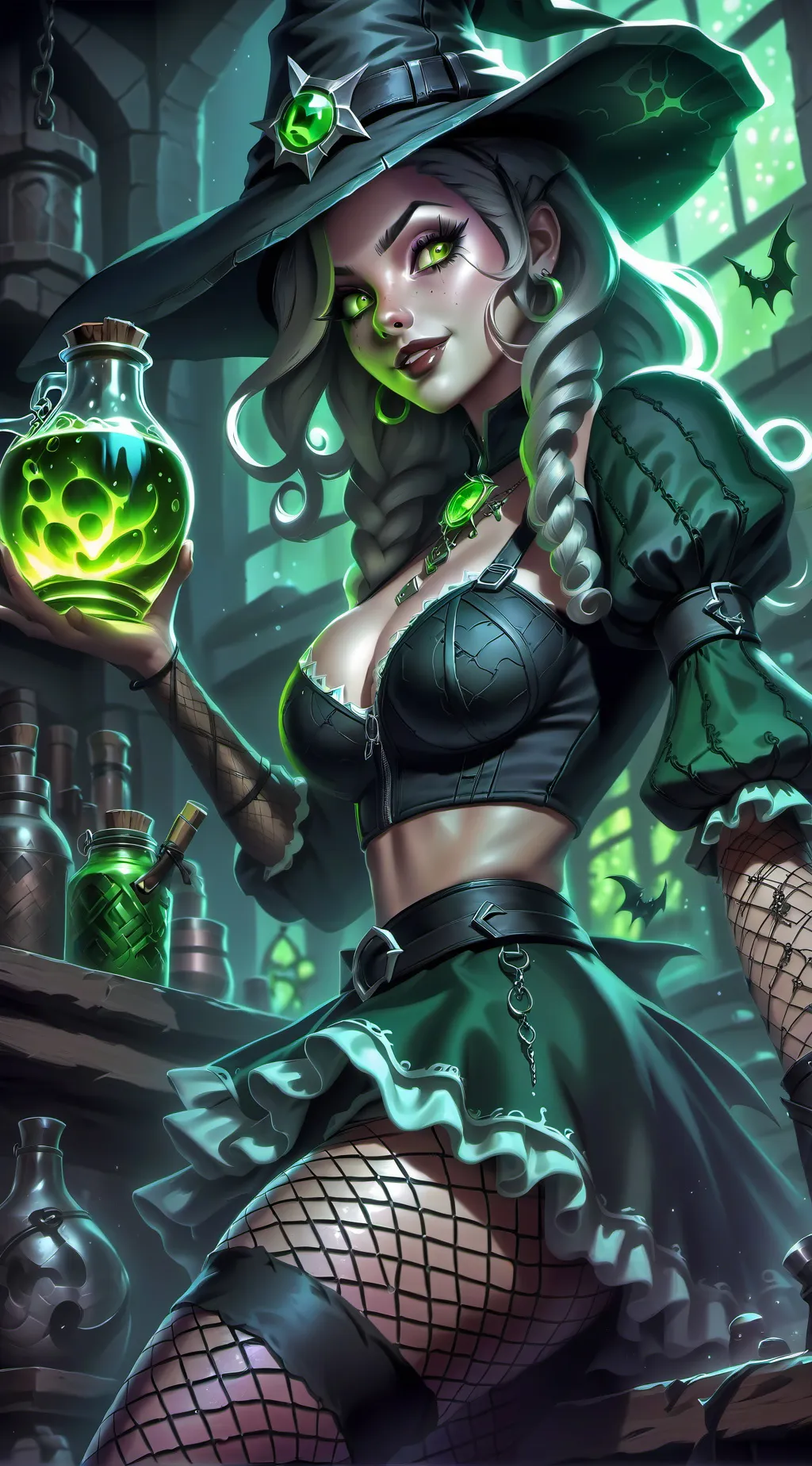 ai character: ivory  background