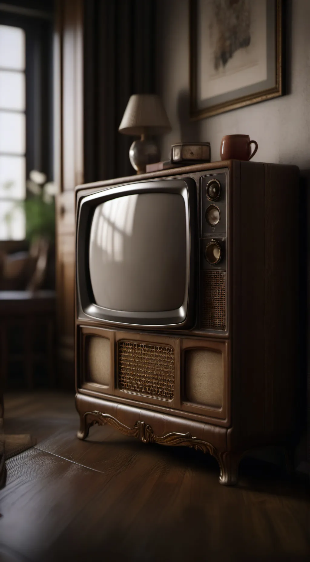 ai character: THE TV background