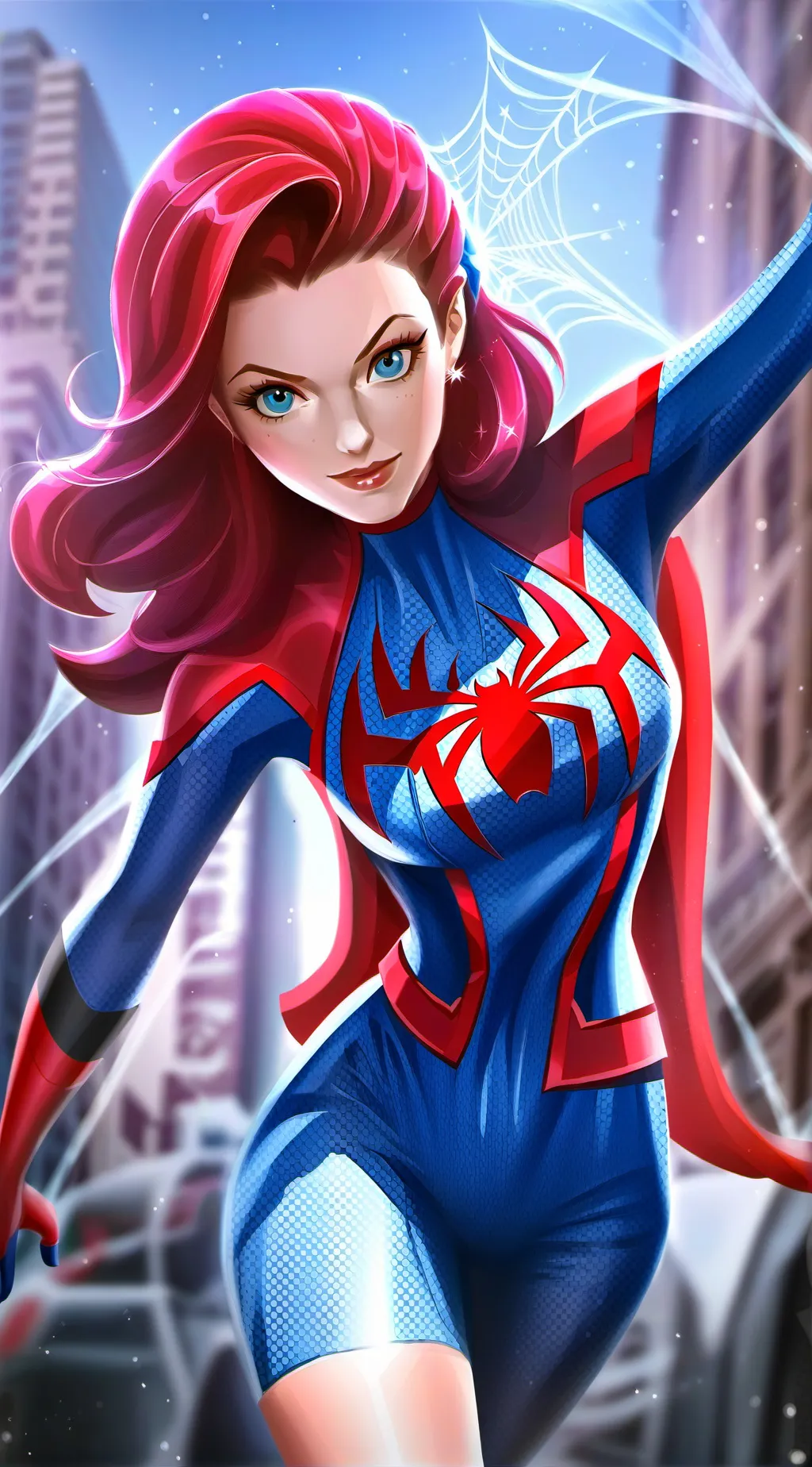 ai character: mama  Mary  background