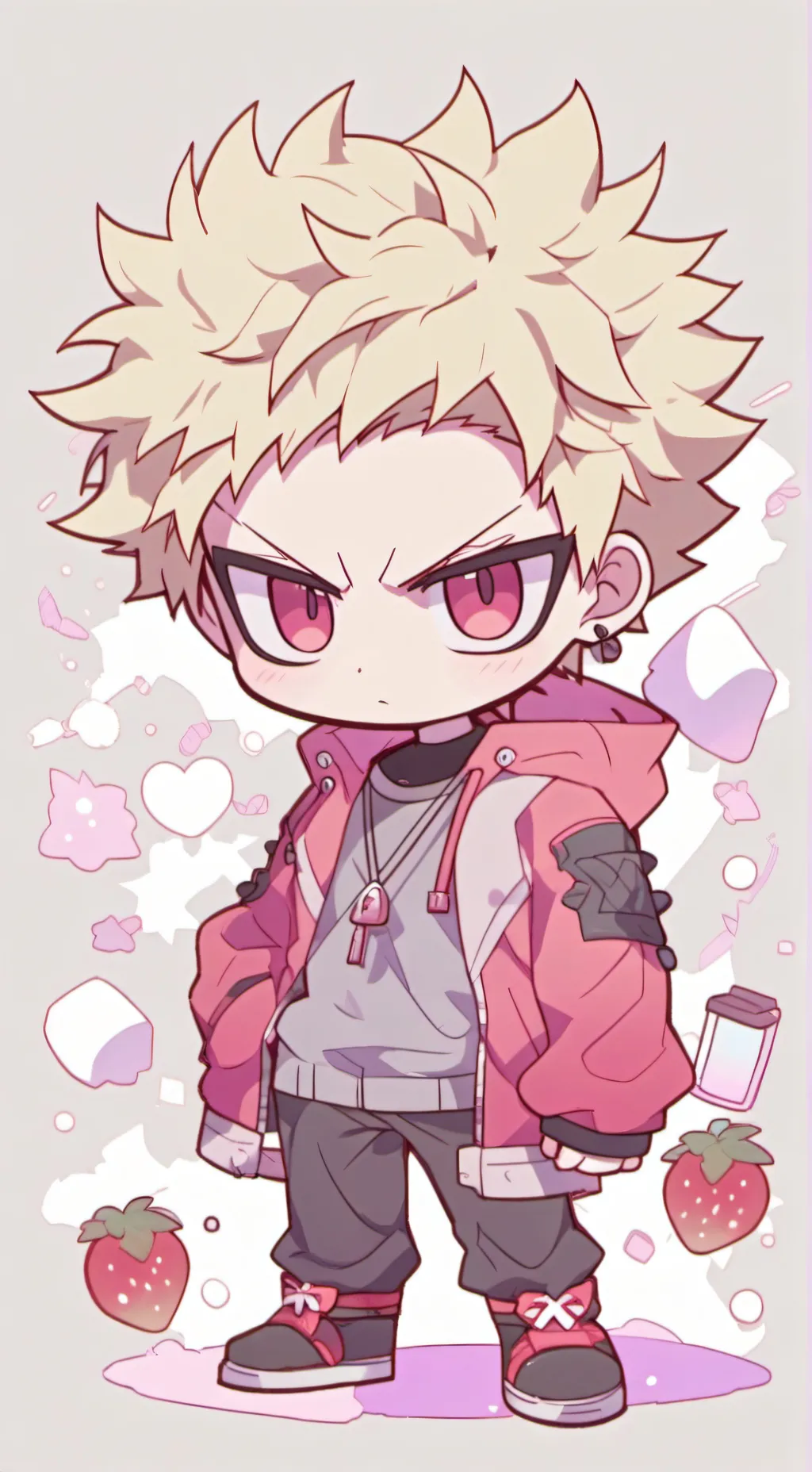 ai character: Your bully bakugo background