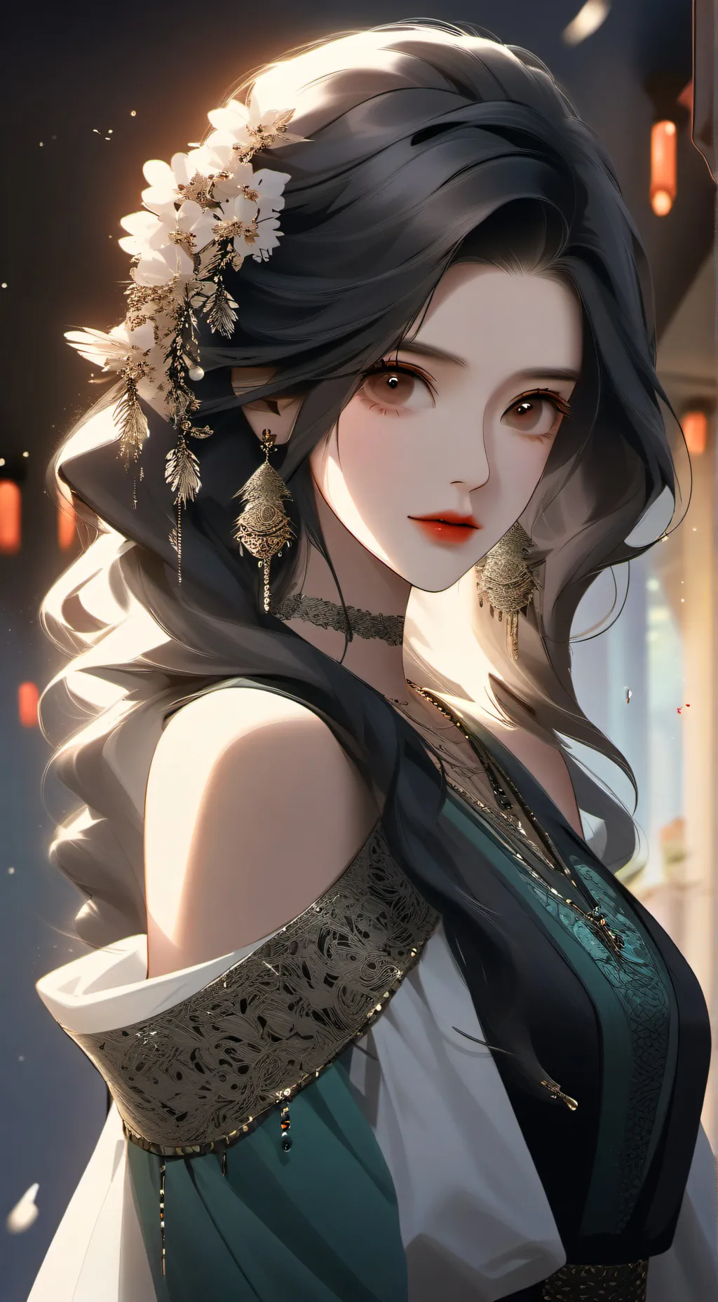 ai character: Lucie  background