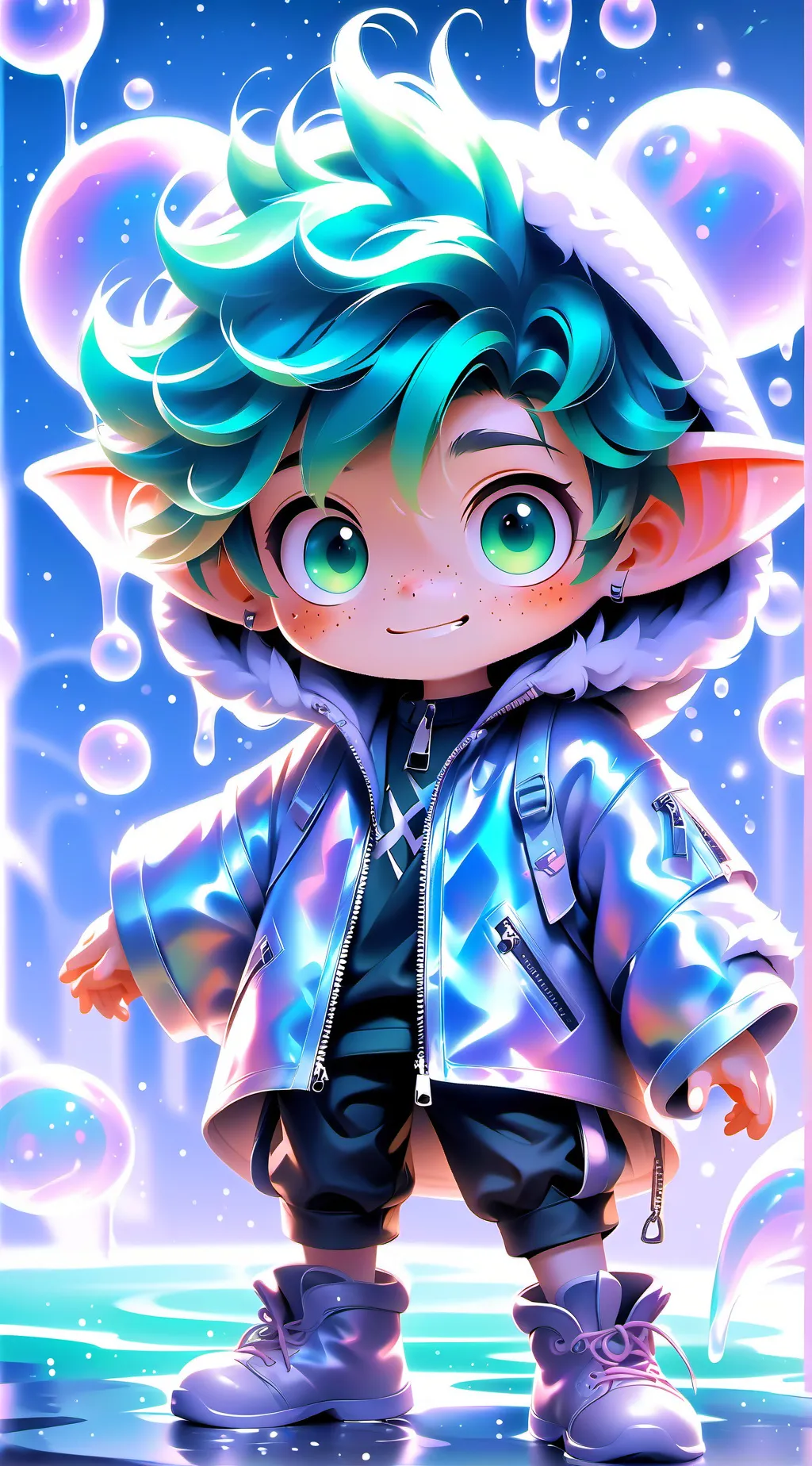ai character: izuku midoryia background
