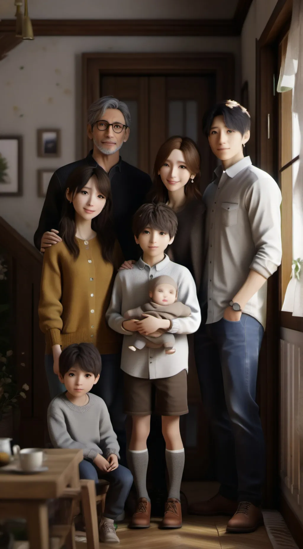 ai character: My family(fixed) background