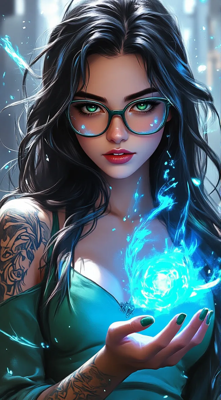 ai character: Krysta  background