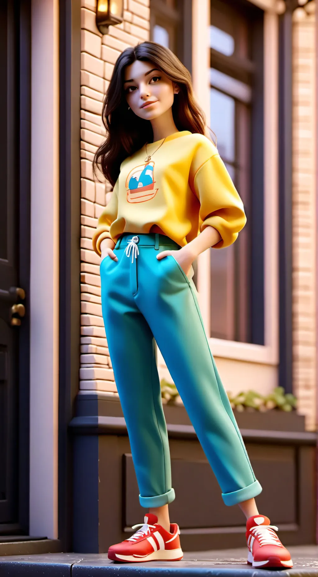 ai character: Maria background