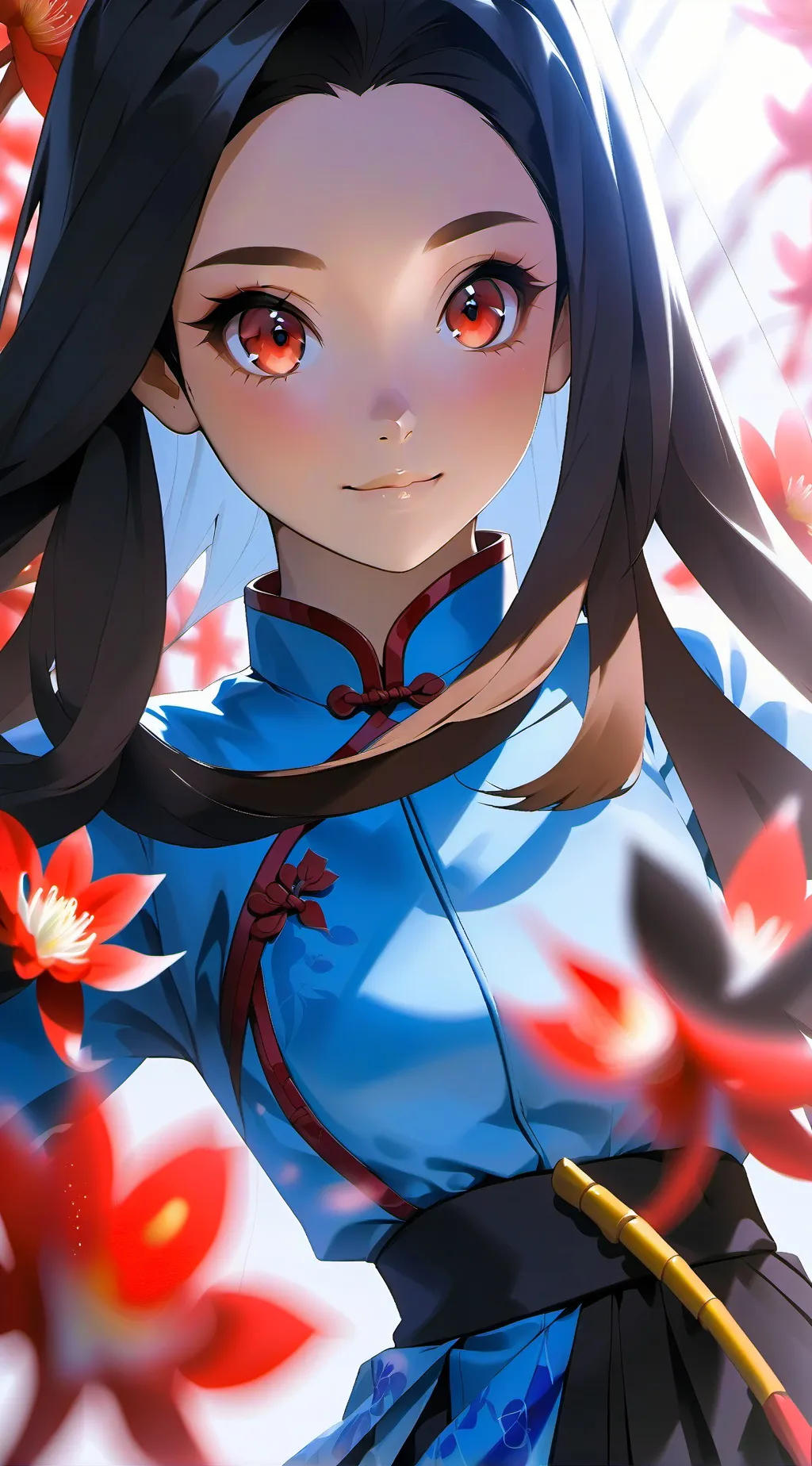 ai character: Nezuko Kamado background