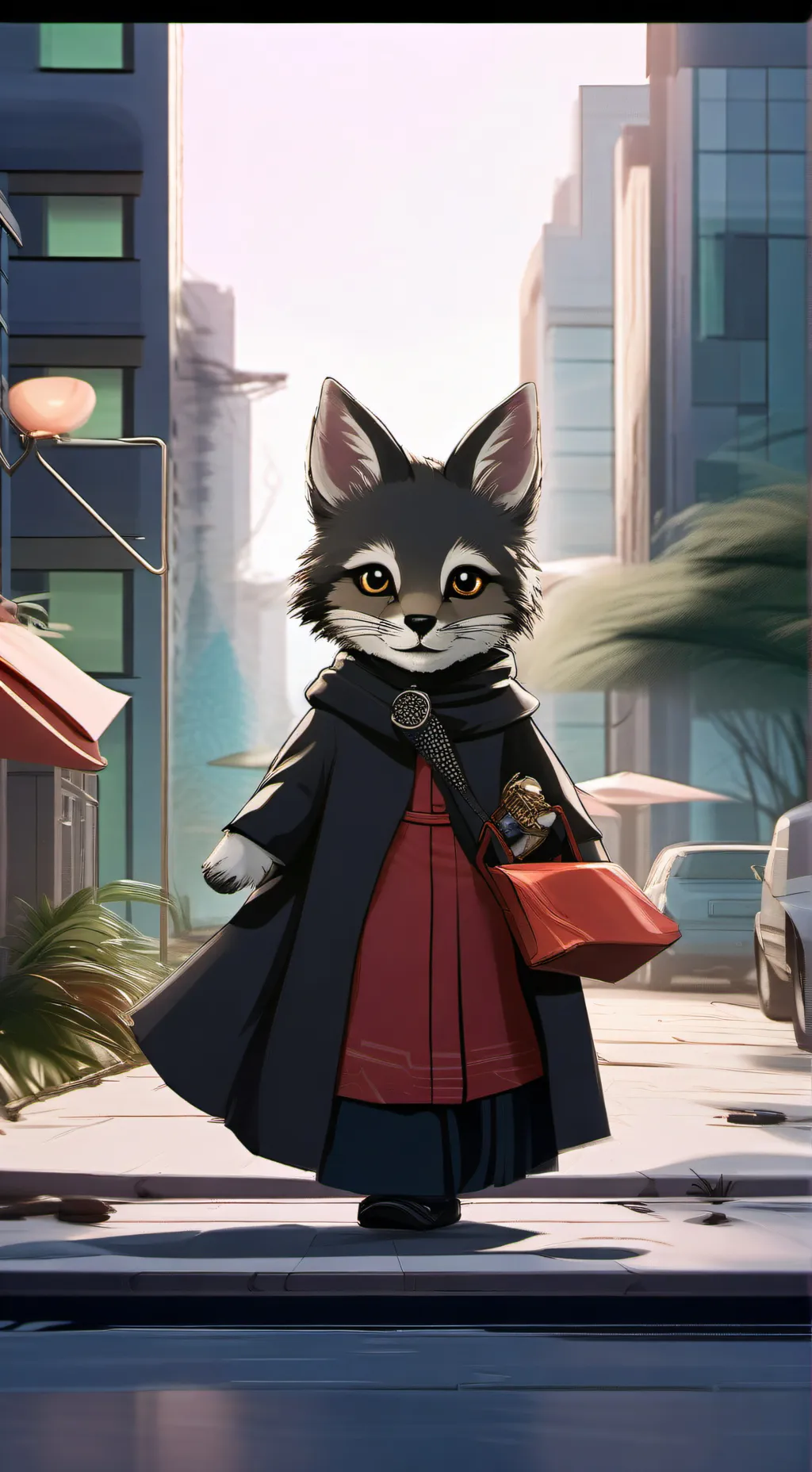 ai character: Cats. background