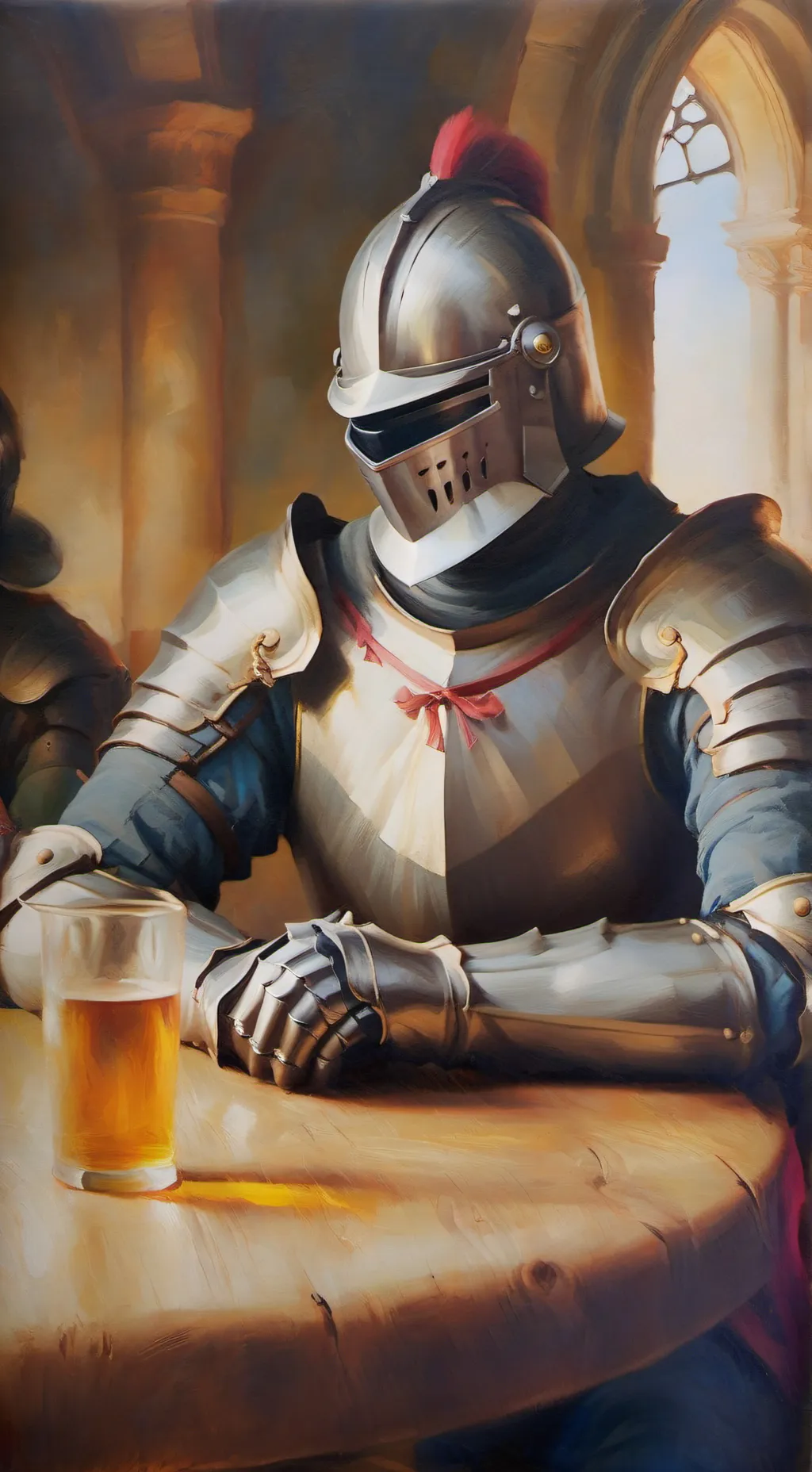 ai character: The venting knight background