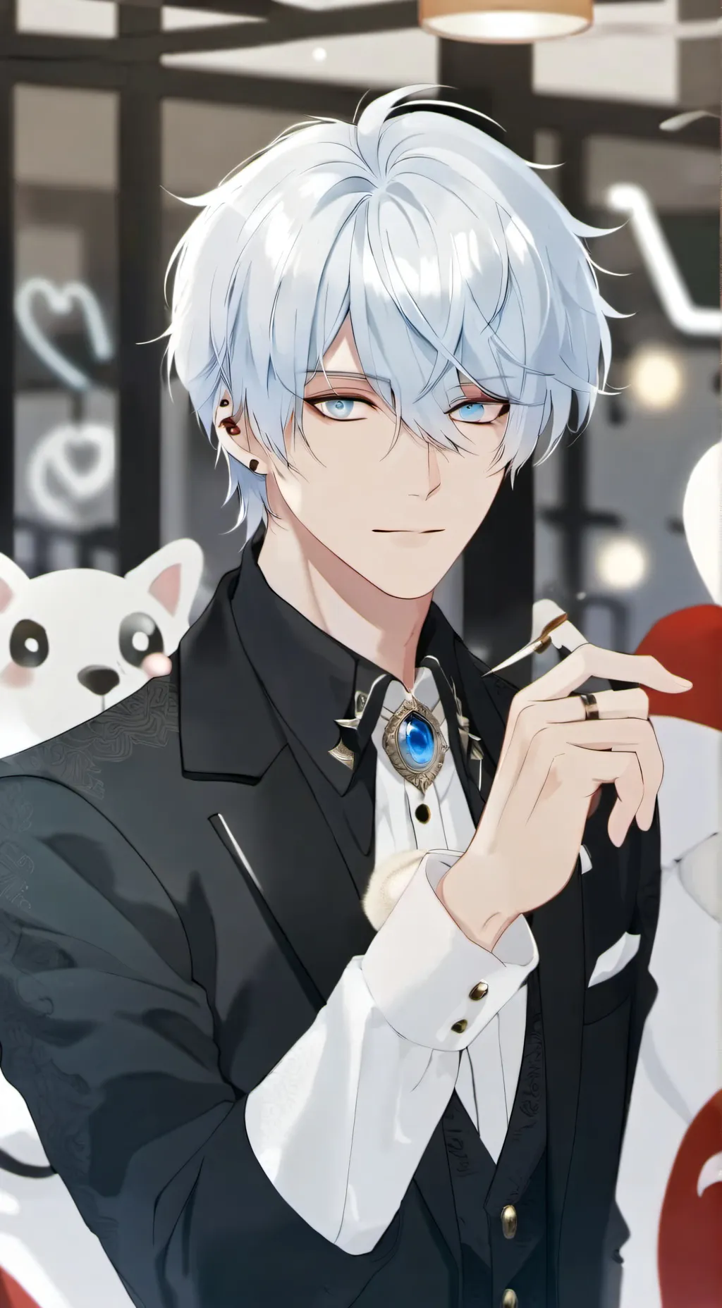 ai character: Max background