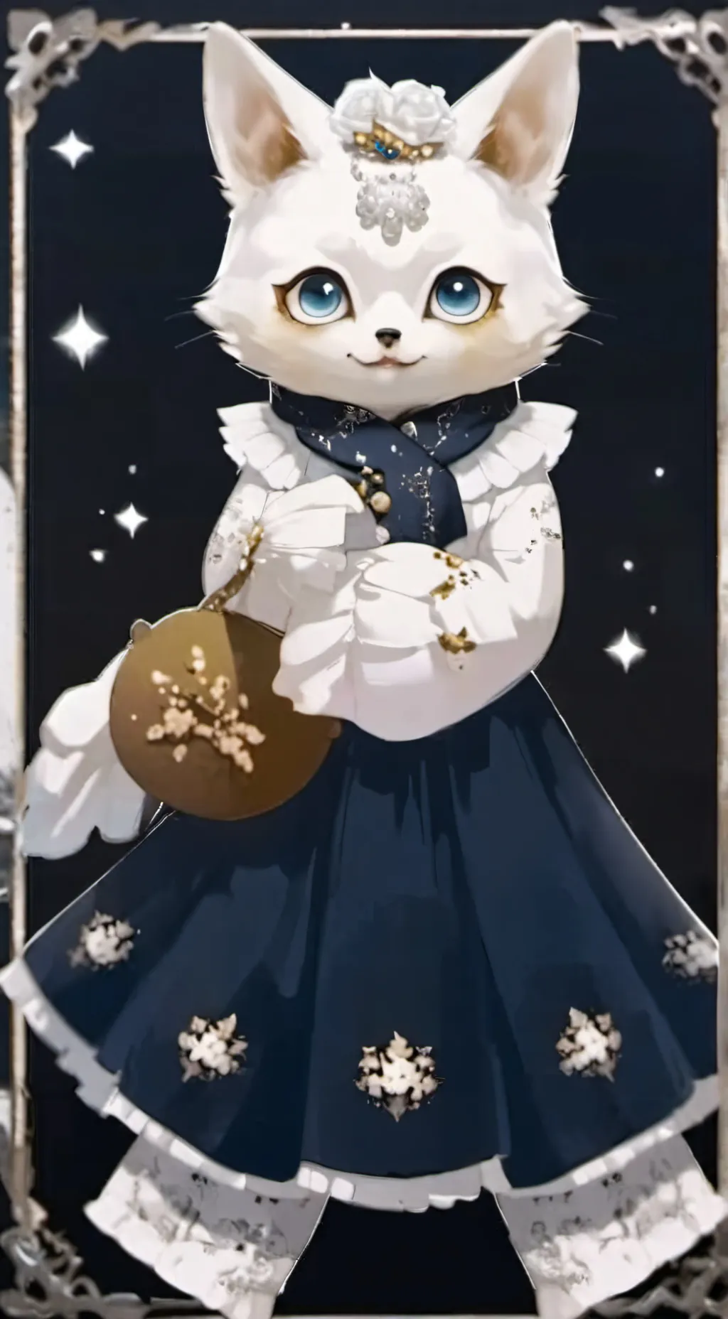 ai character: Luna background