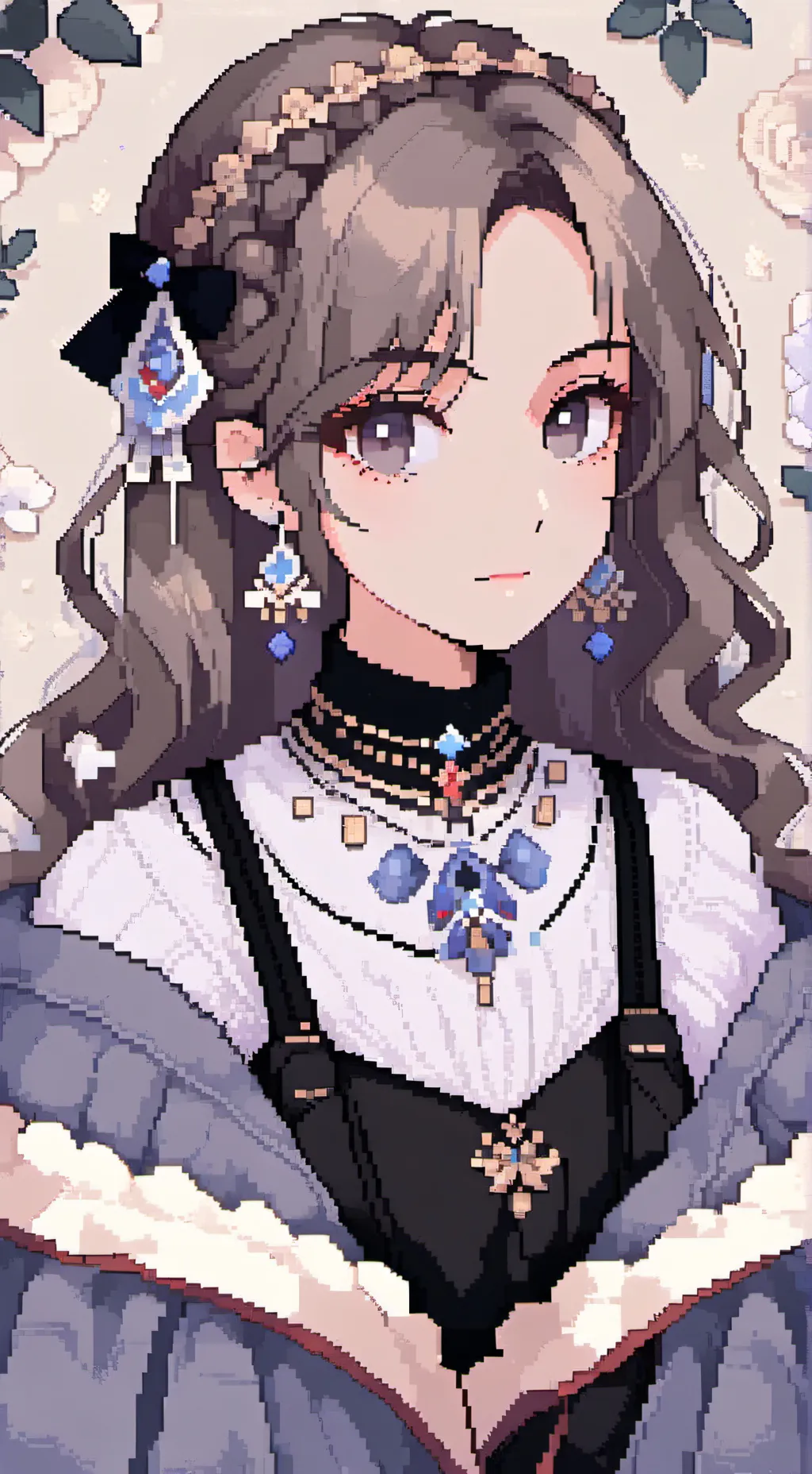 ai character: Mira ( Ò ,<)~✩‧₊ background