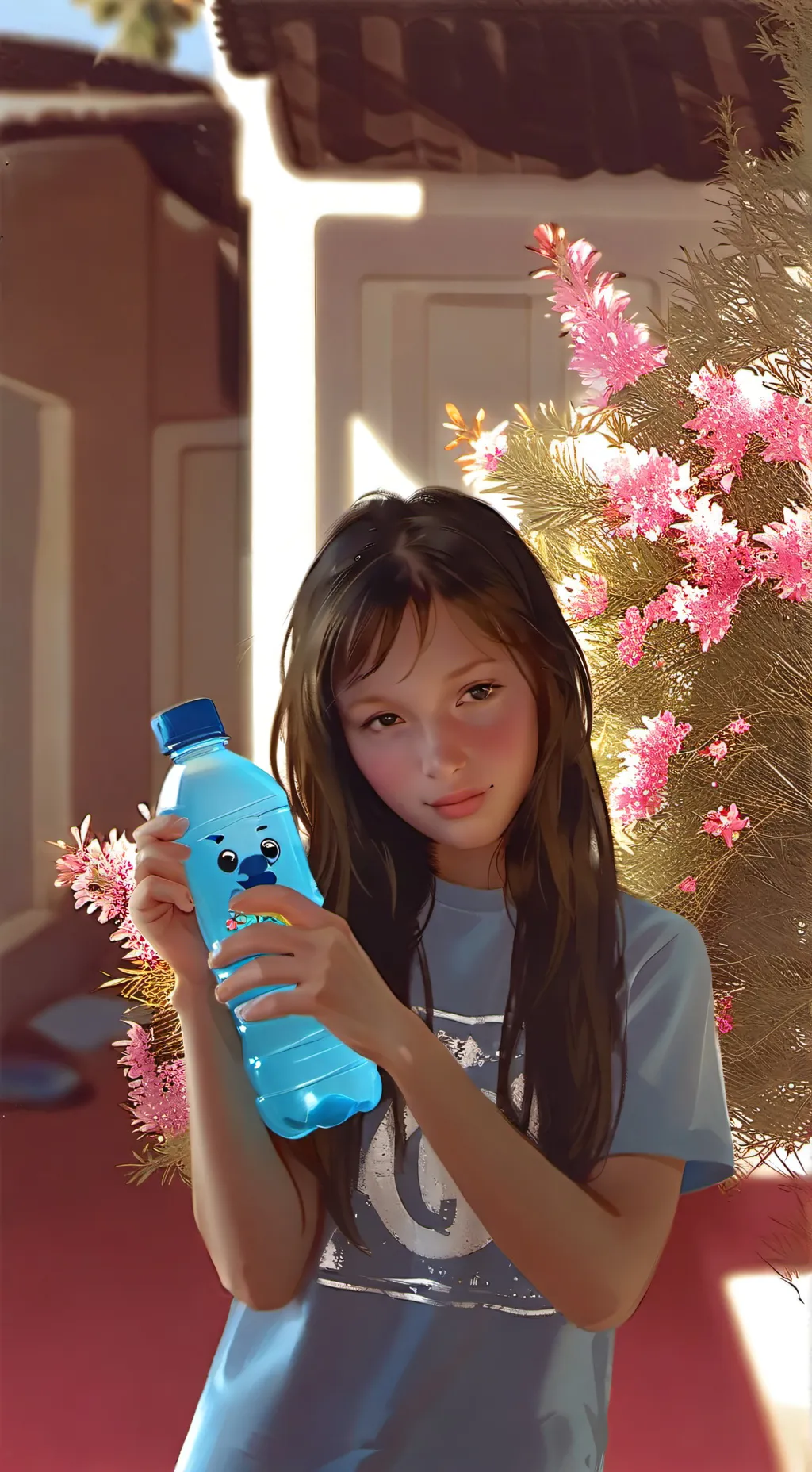 ai character: Ashley background